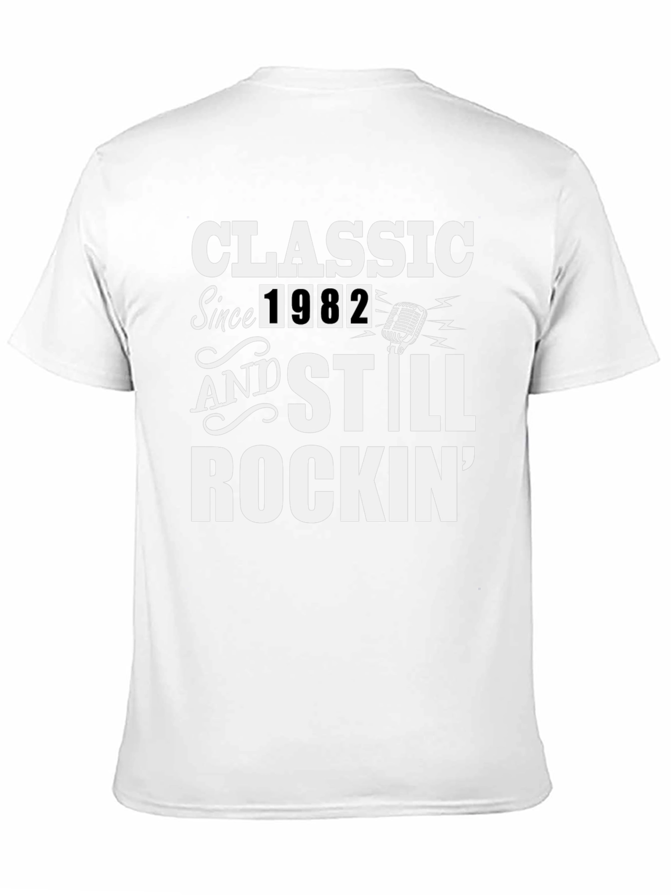 Classic Since 1982 Rockin Black T-Shirt