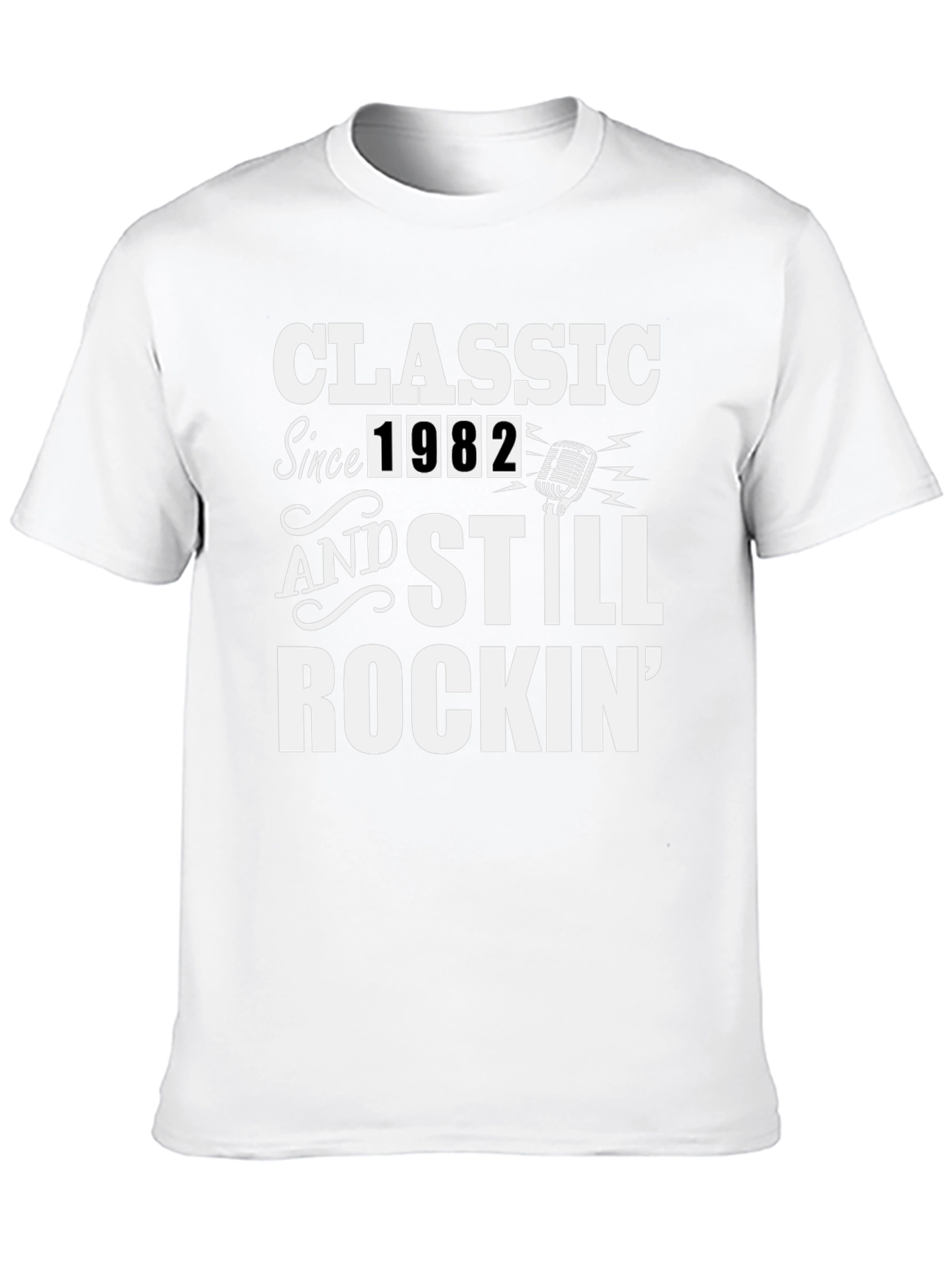 Classic Since 1982 Rockin Black T-Shirt