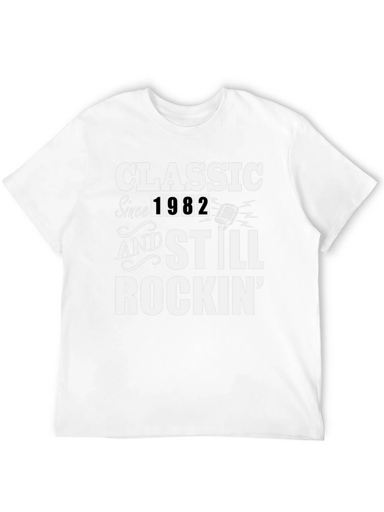 Classic Since 1982 Rockin Black T-Shirt