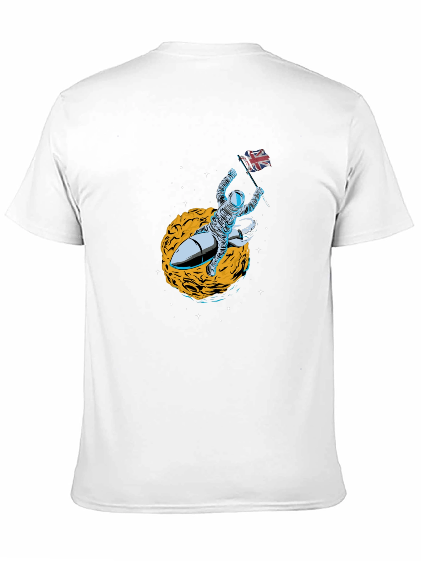 Astronaut Rocket Union Jack T-Shirt