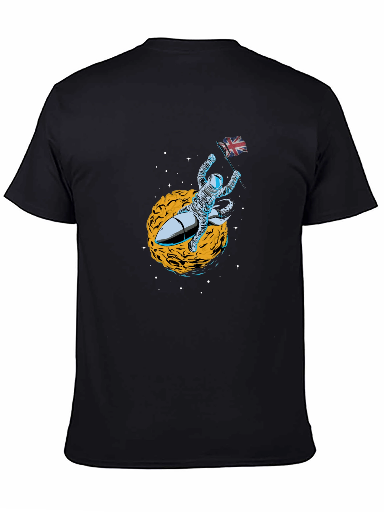Astronaut Rocket Union Jack T-Shirt