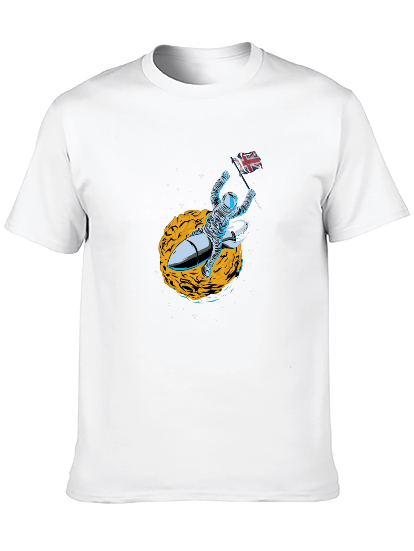 Astronaut Rocket Union Jack T-Shirt