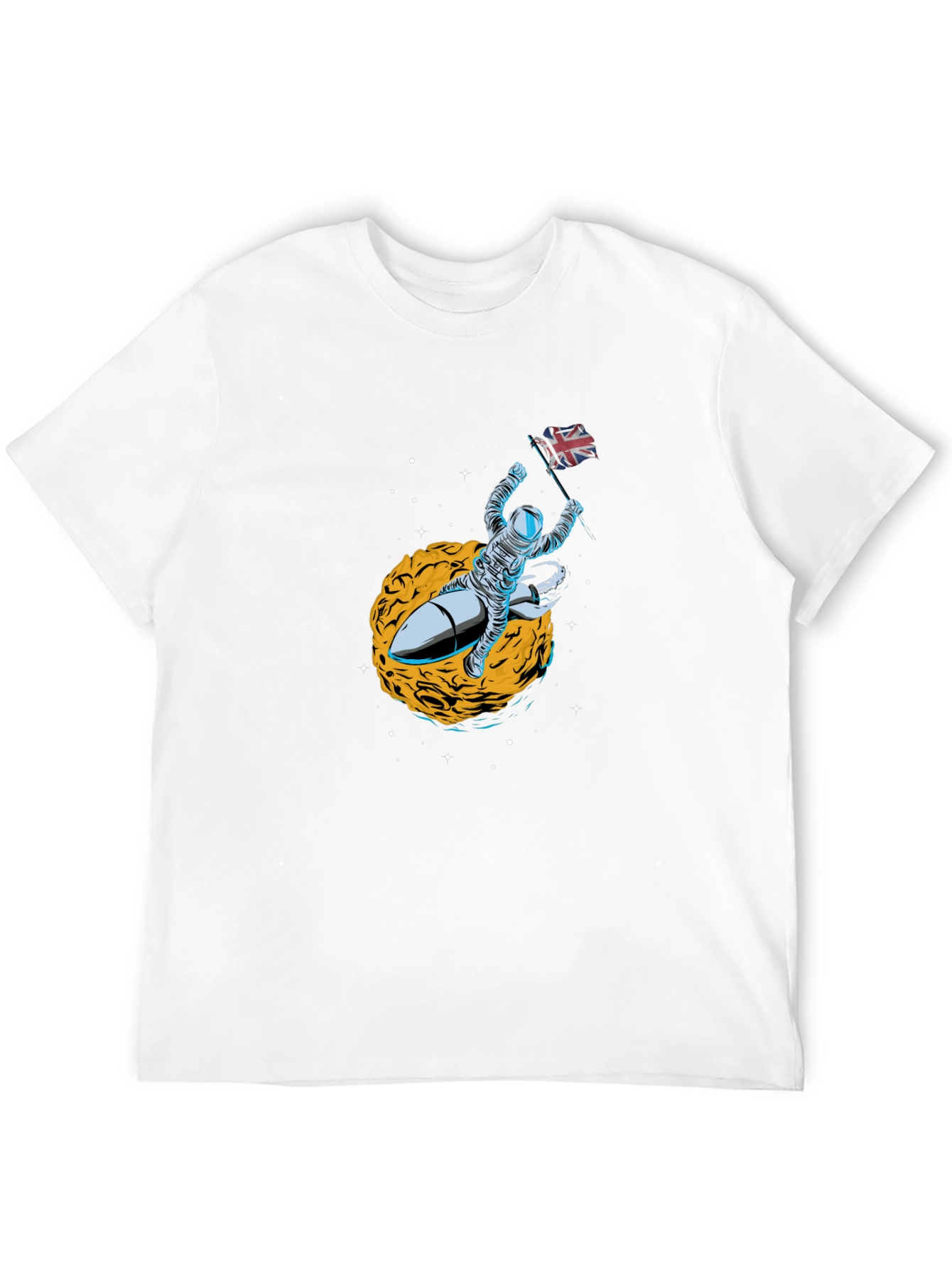 Astronaut Rocket Union Jack T-Shirt