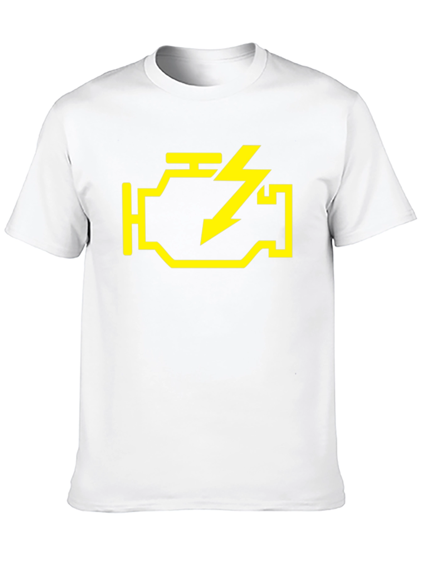 Check Engine Light T-Shirt - Mechanic Humor Tee