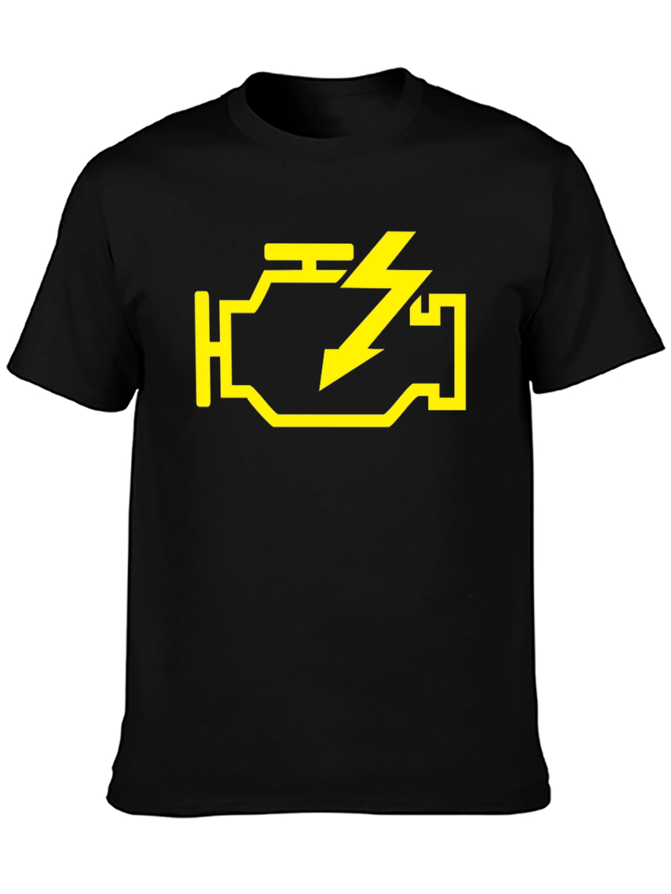 Check Engine Light T-Shirt - Mechanic Humor Tee