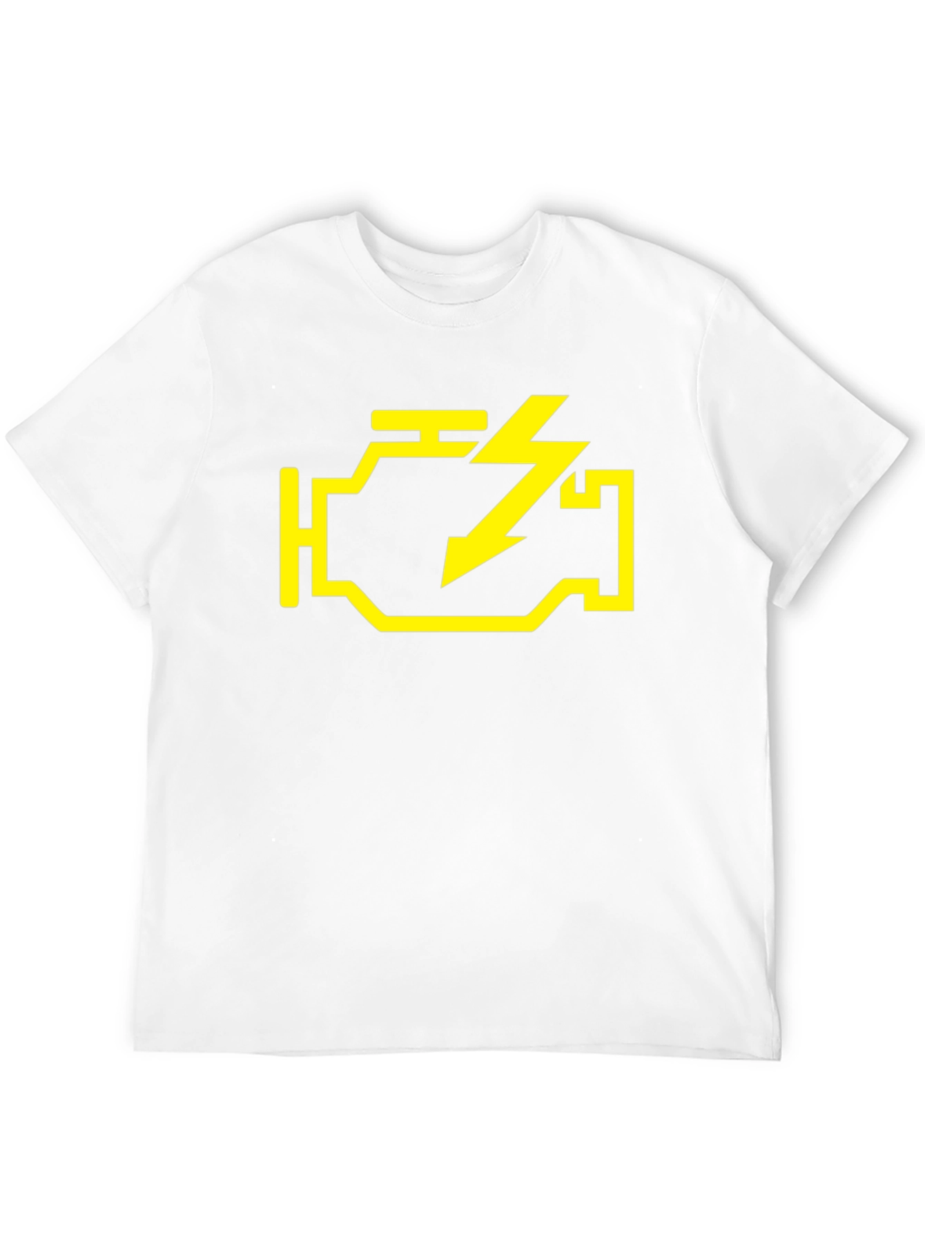Check Engine Light T-Shirt - Mechanic Humor Tee