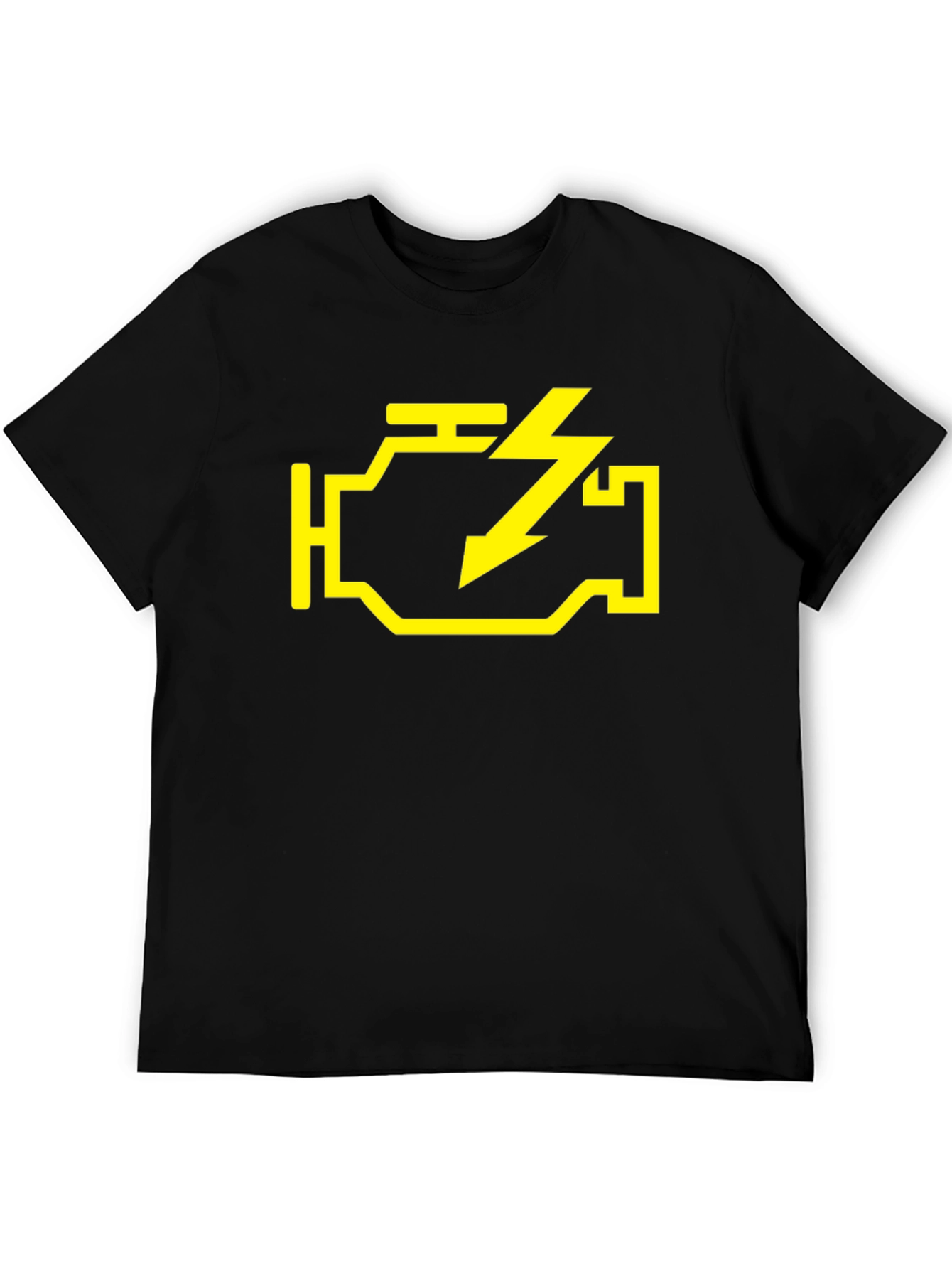 Check Engine Light T-Shirt - Mechanic Humor Tee