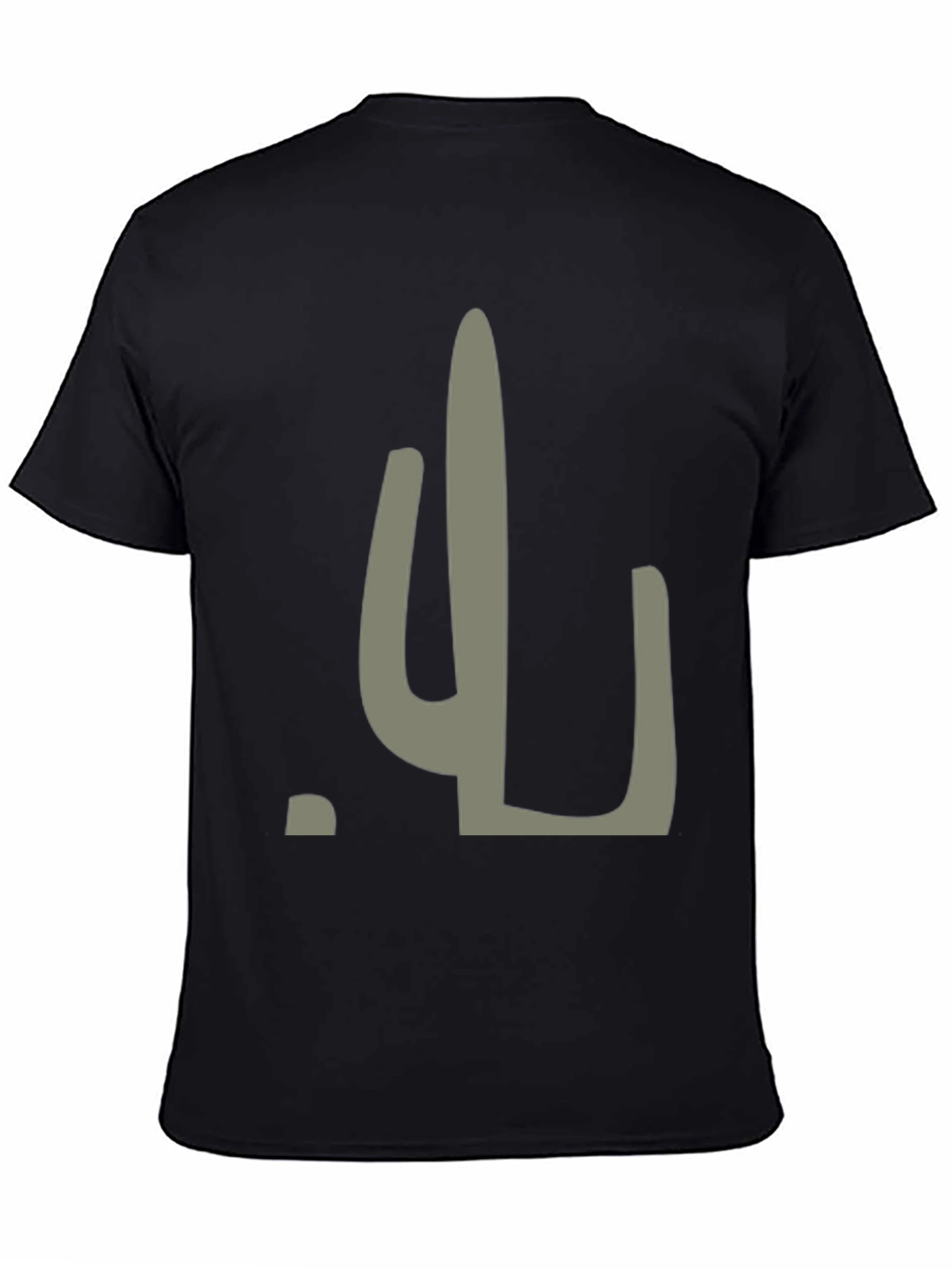 Cactus Graphic Tee - Unisex Black T-Shirt
