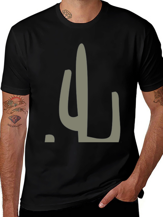 Cactus Graphic Tee - Unisex Black T-Shirt
