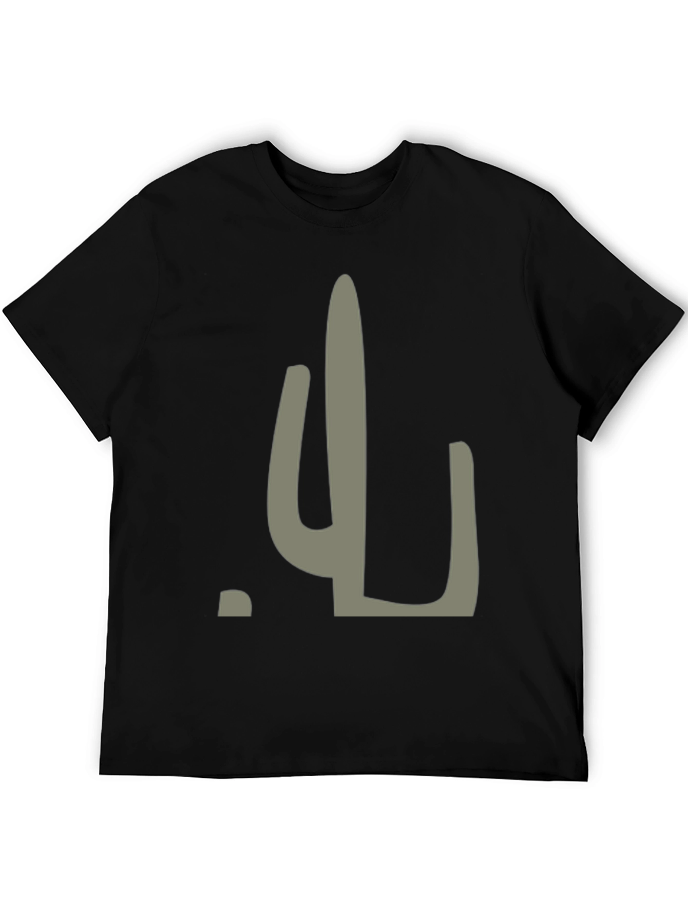 Cactus Graphic Tee - Unisex Black T-Shirt