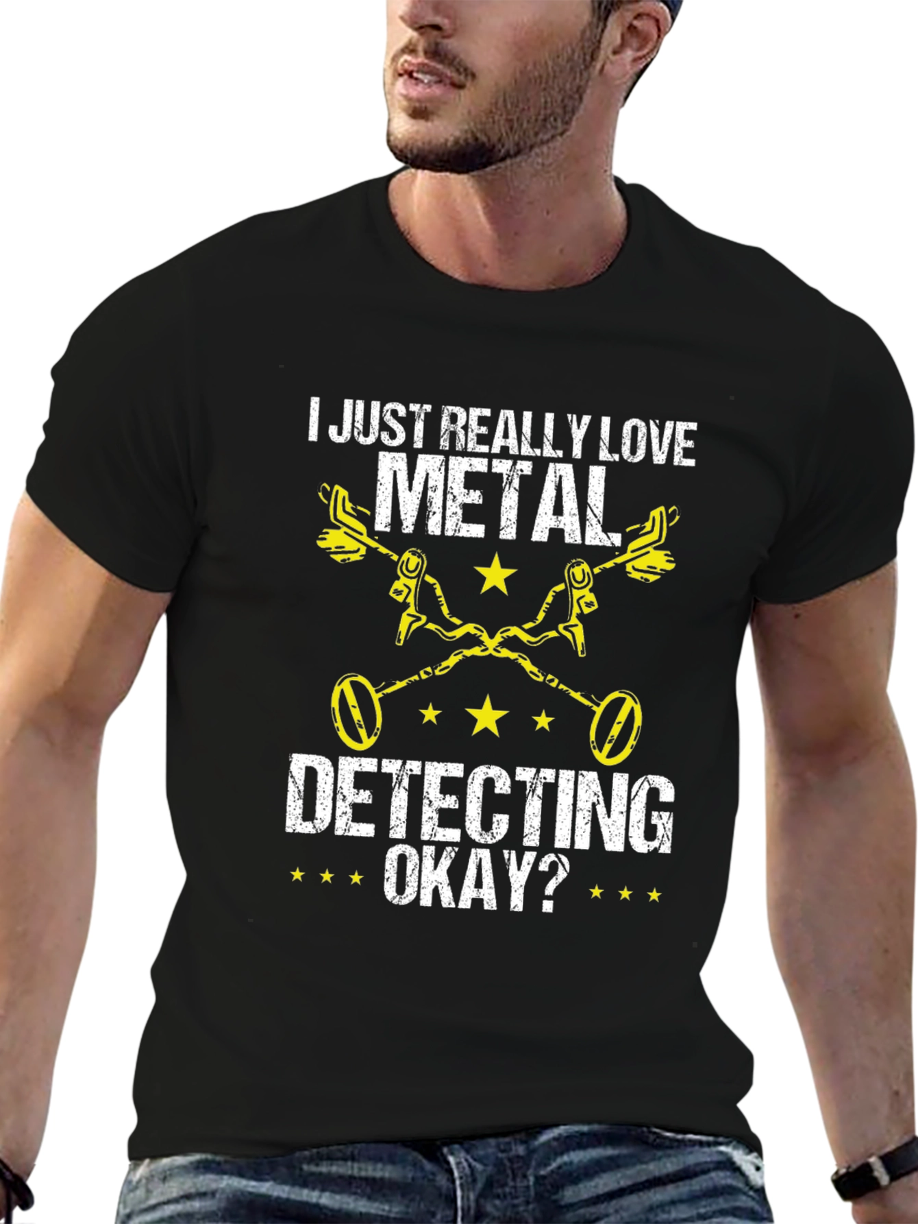 Metal Detecting T-Shirt - I Love Metal Detecting