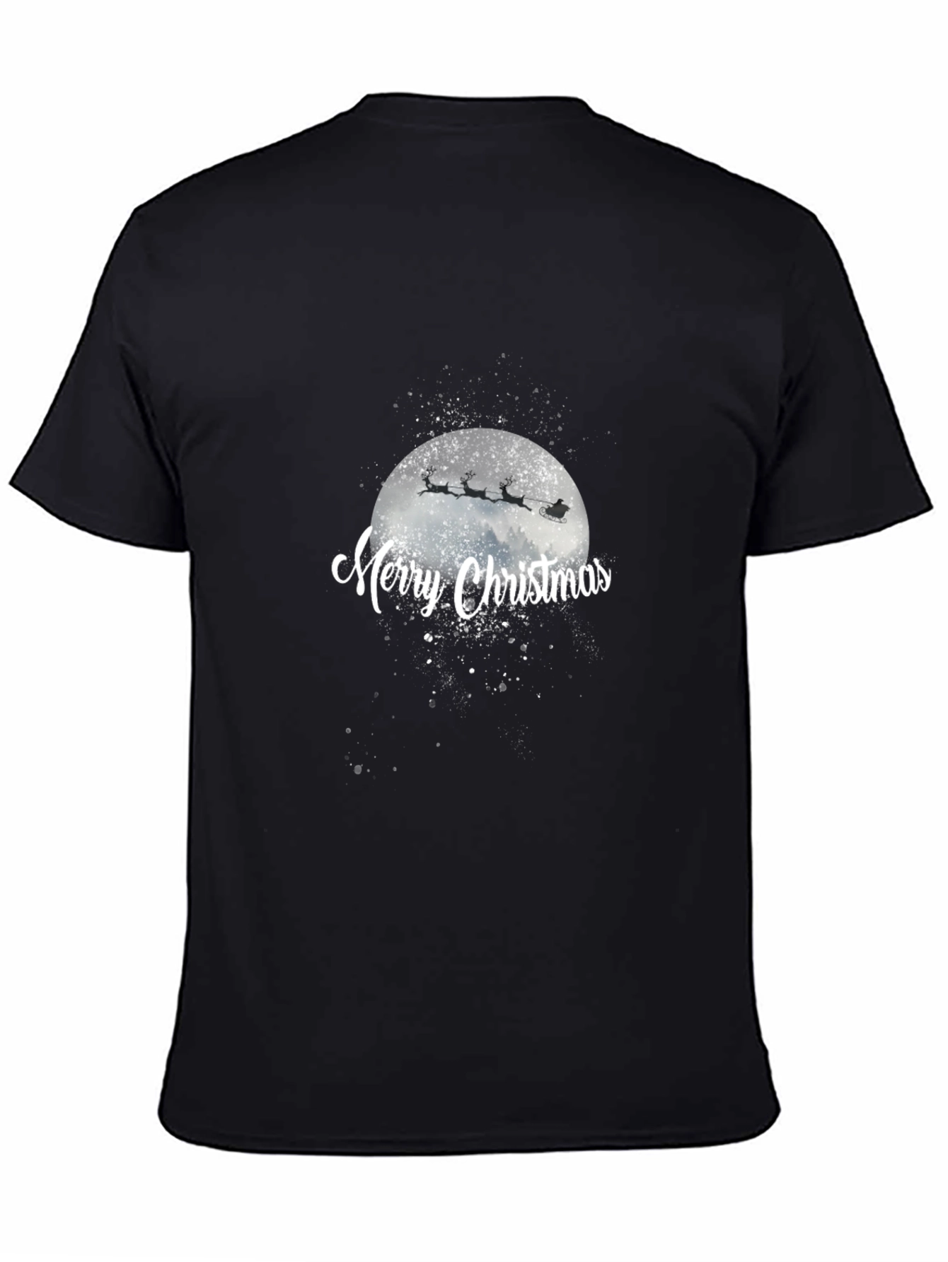 Merry Christmas Santa Moon T-Shirt
