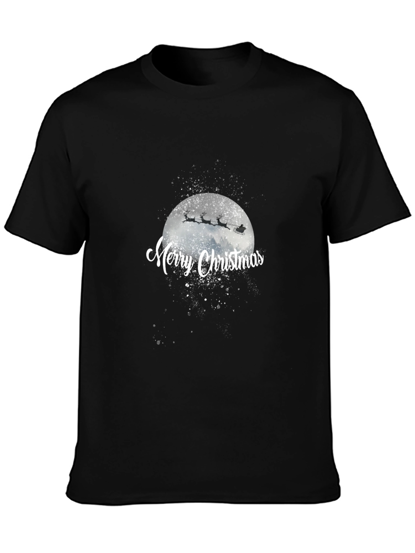 Merry Christmas Santa Moon T-Shirt