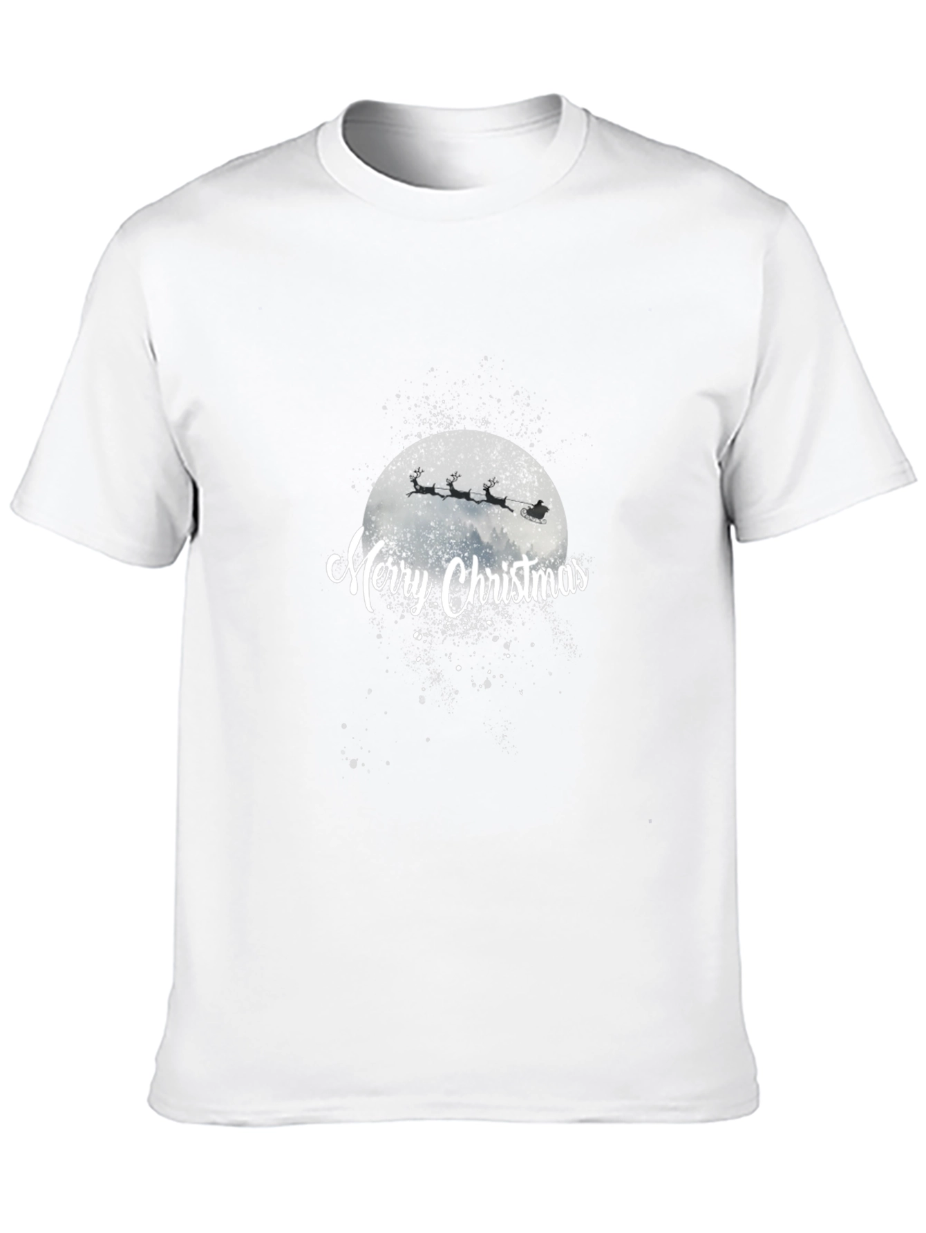 Merry Christmas Santa Moon T-Shirt