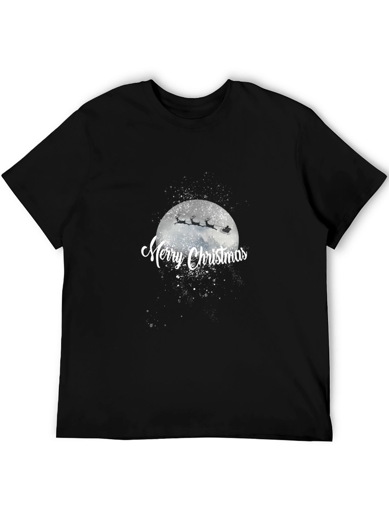 Merry Christmas Santa Moon T-Shirt