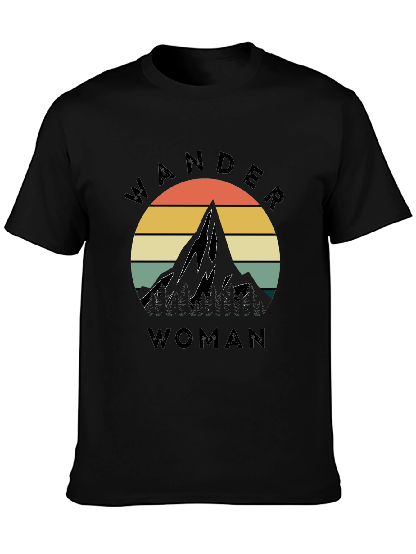 Wander Woman Mountain Graphic Tee