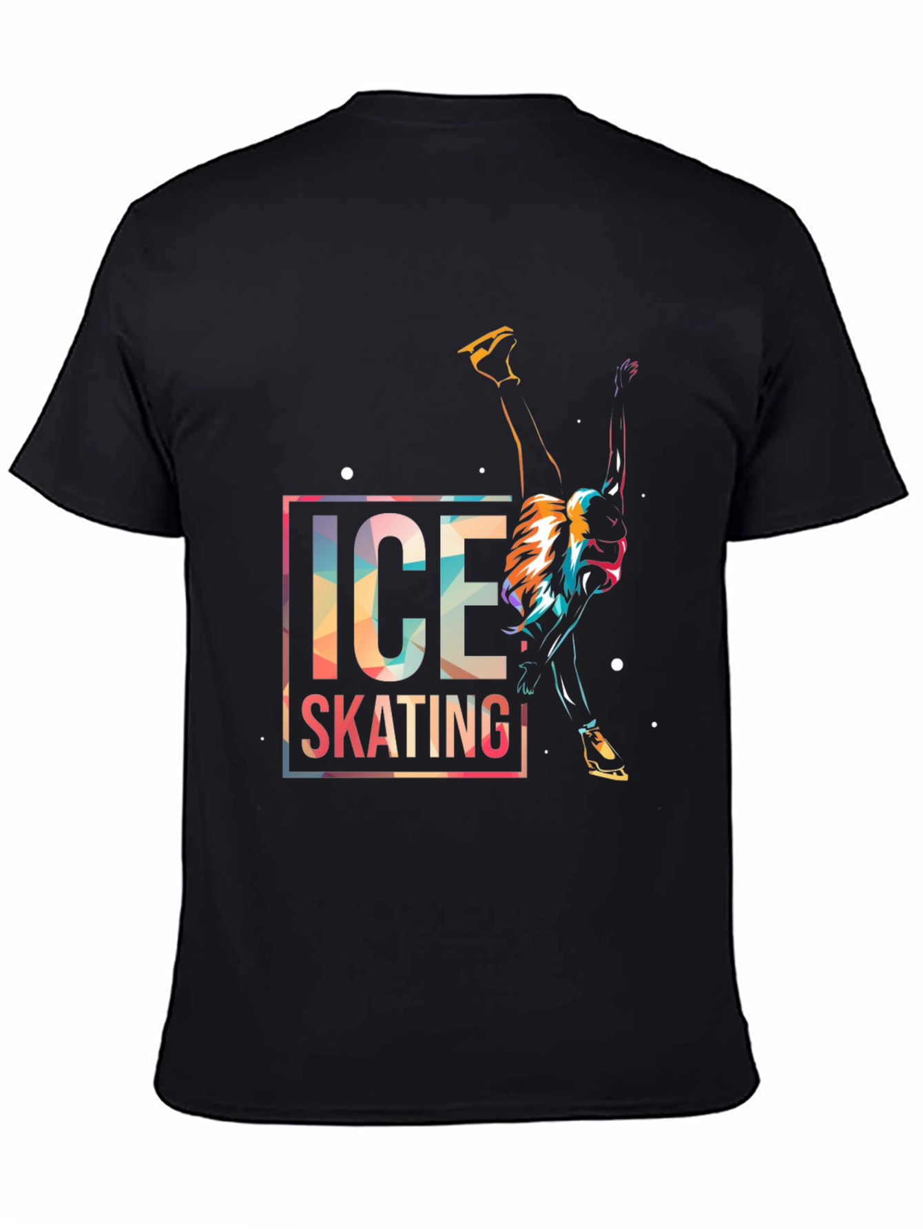 Ice Skating Graphic Tee - Cool Design