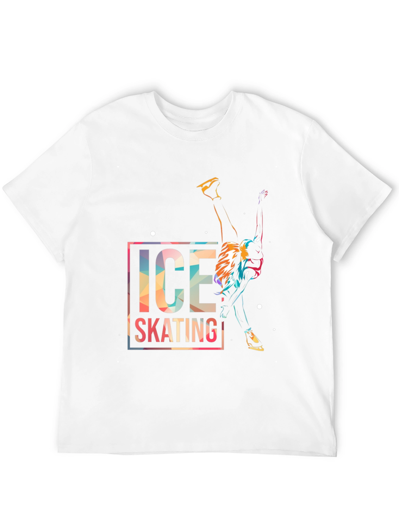Ice Skating Graphic Tee - Cool Design