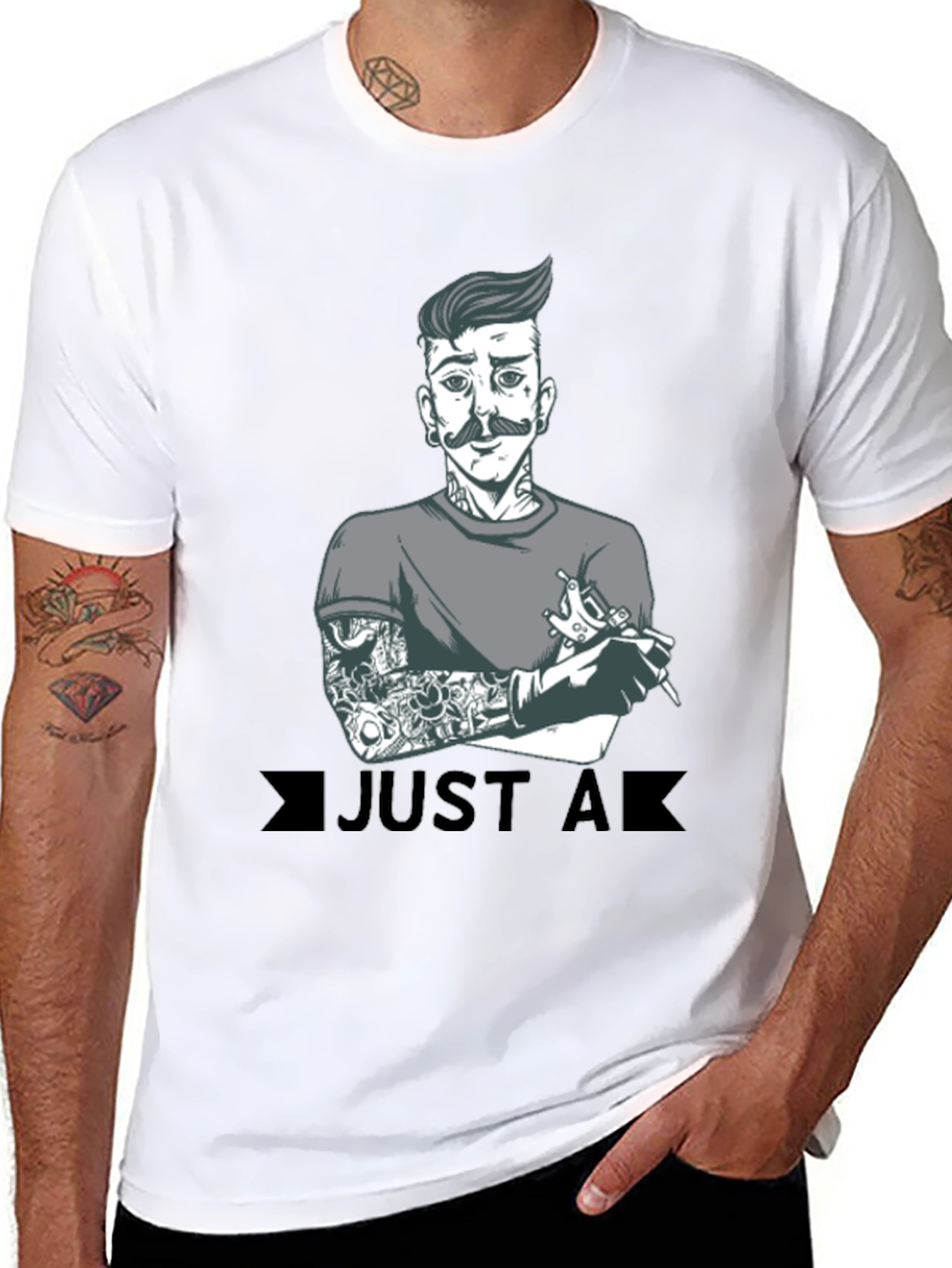 Tattoo Artist Graphic T-Shirt - Black