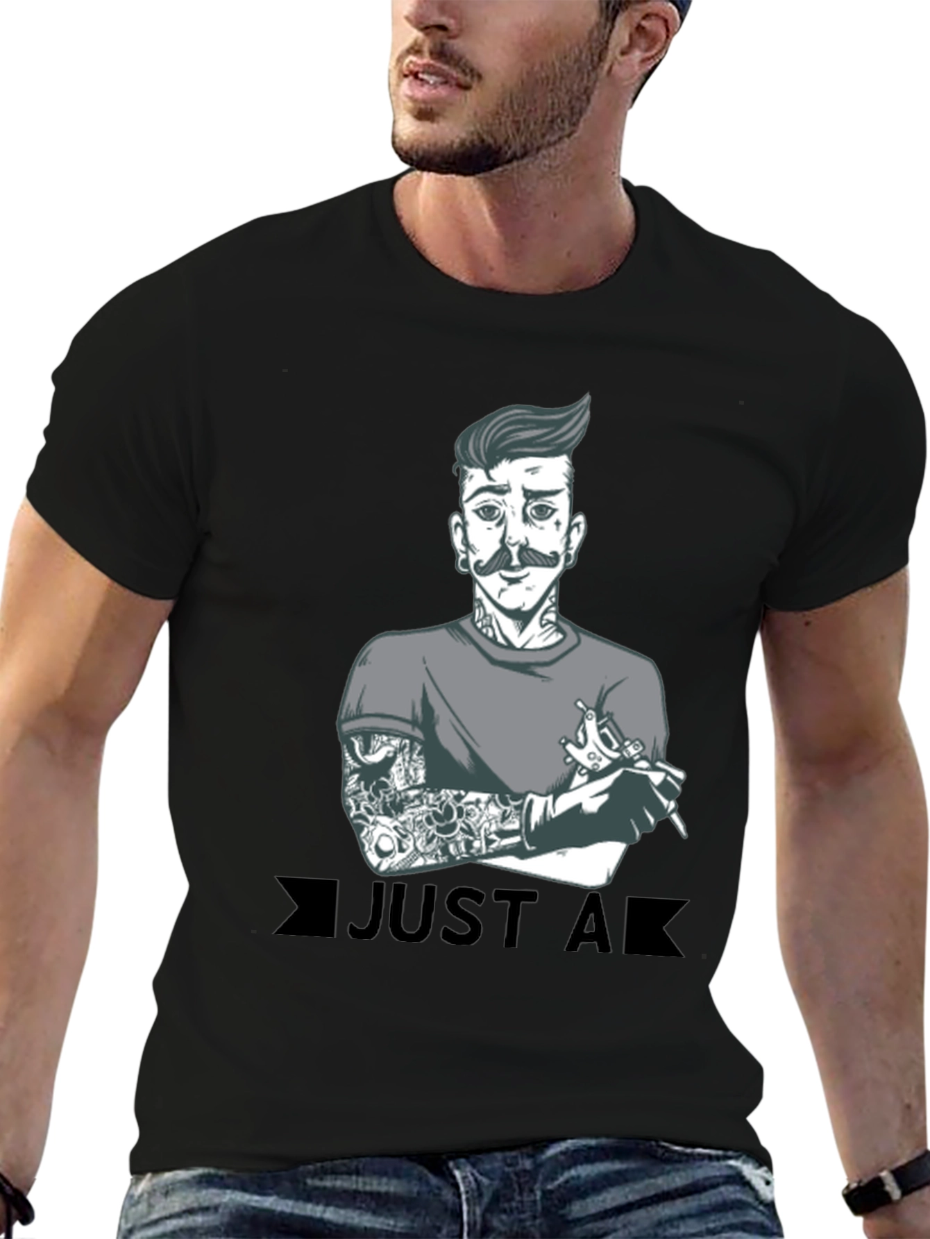 Tattoo Artist Graphic T-Shirt - Black