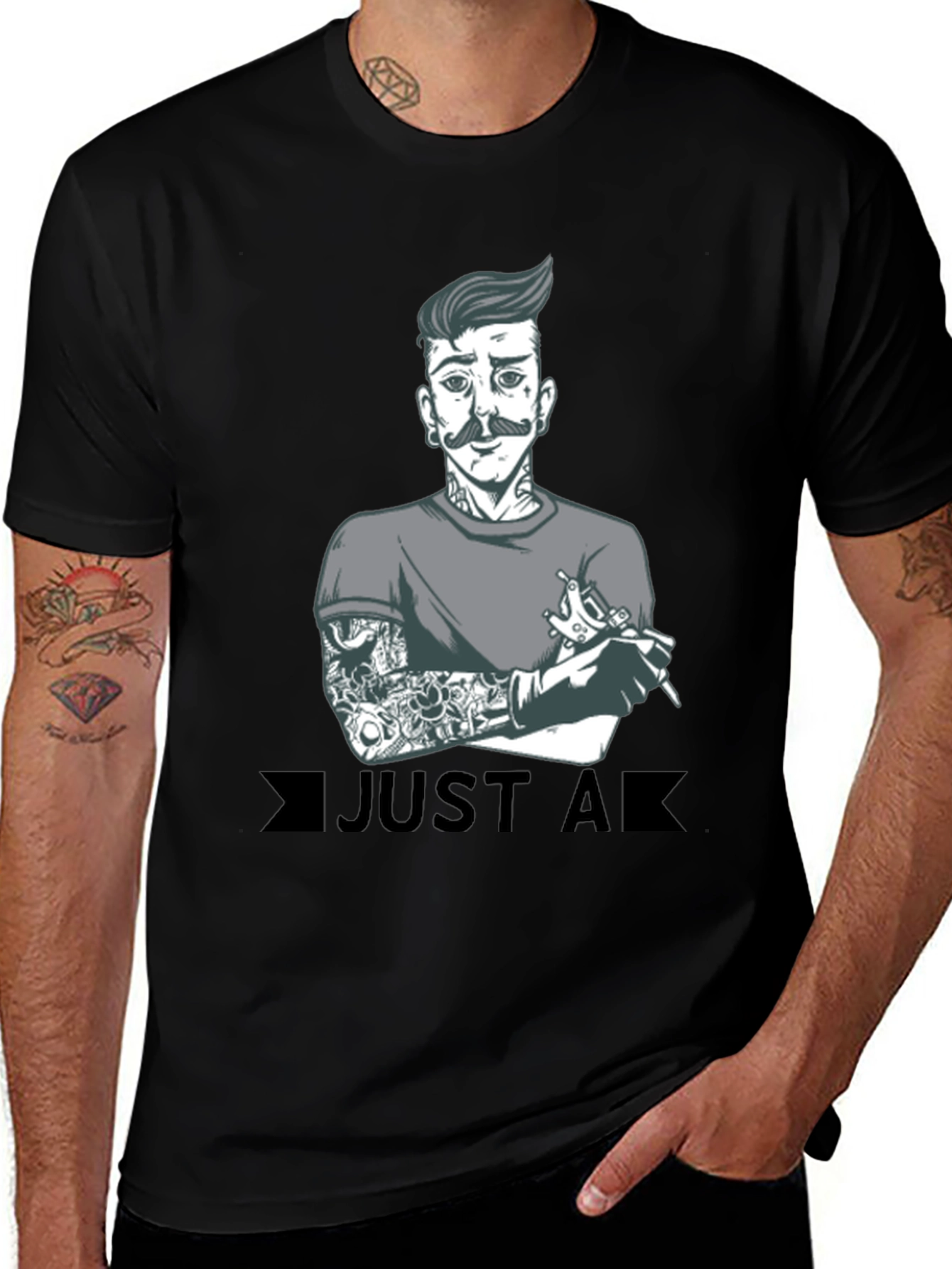 Tattoo Artist Graphic T-Shirt - Black
