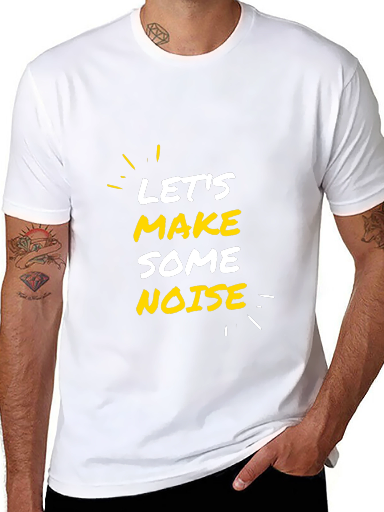Lets Make Some Noise Black T-Shirt