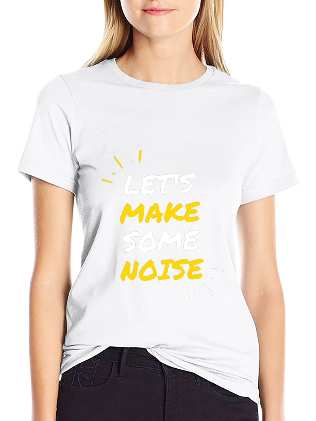 Lets Make Some Noise Black T-Shirt