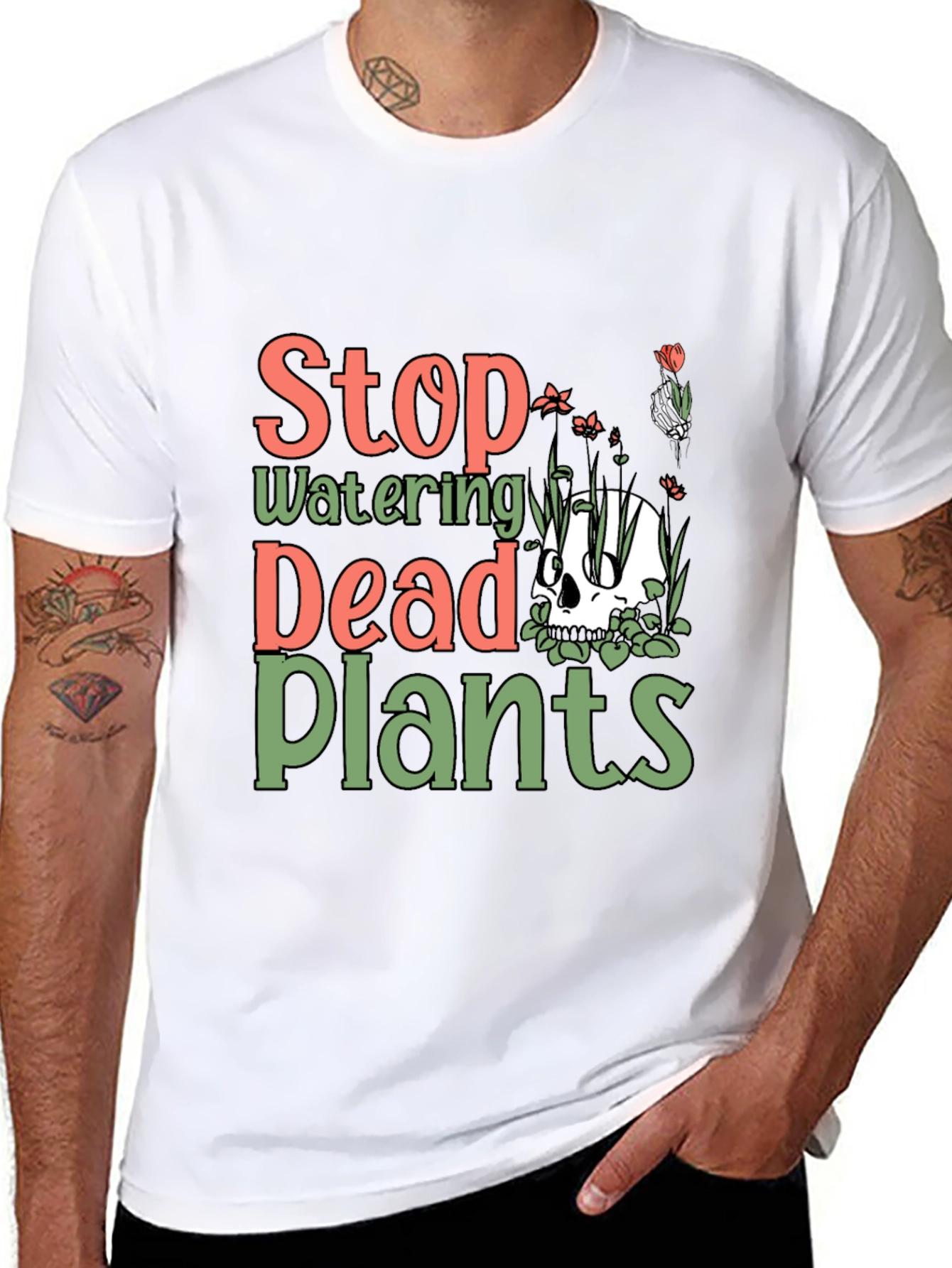 Stop Watering Dead Plants Graphic Tee