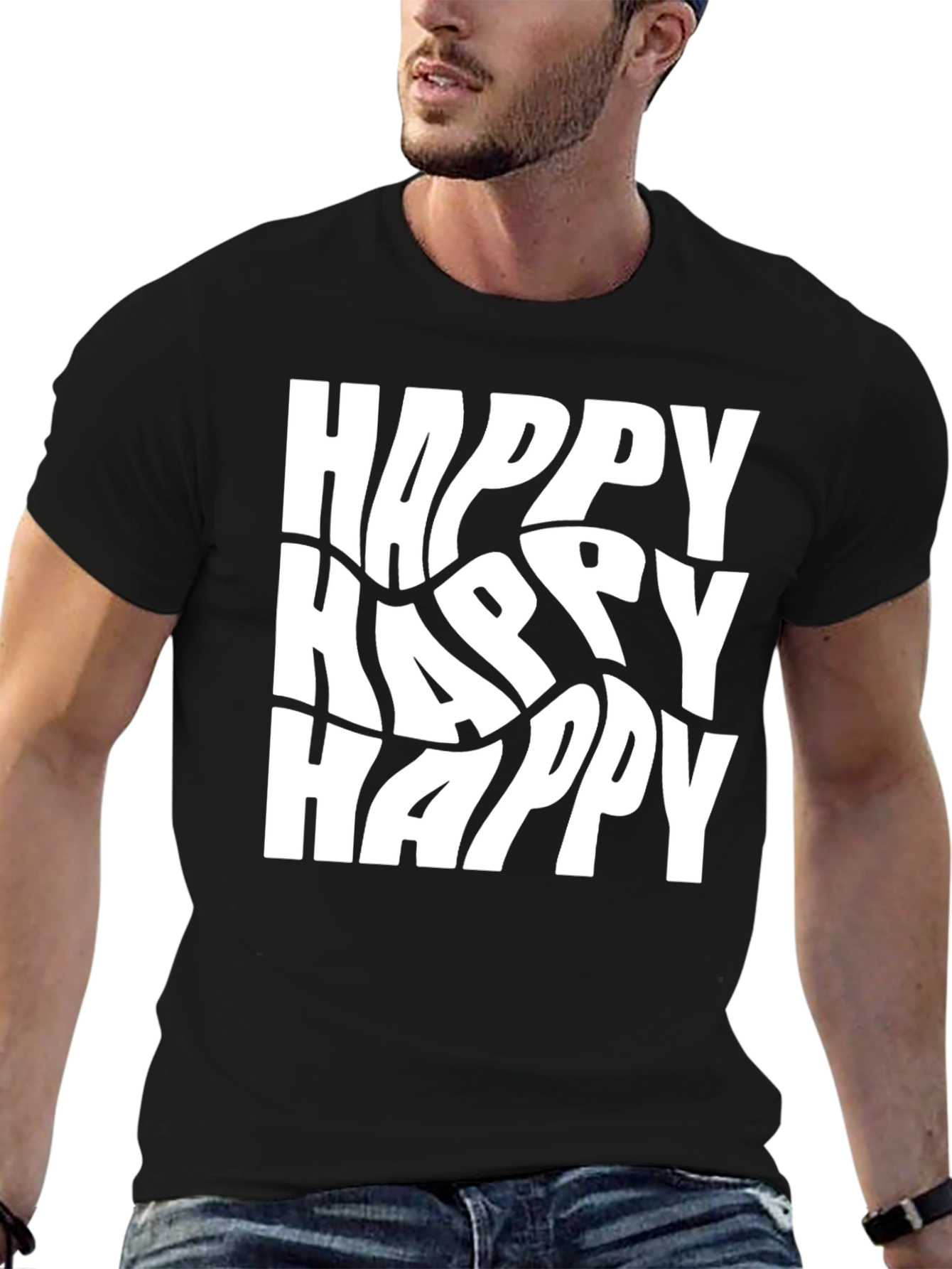 Happy T-Shirt - Graphic Tee
