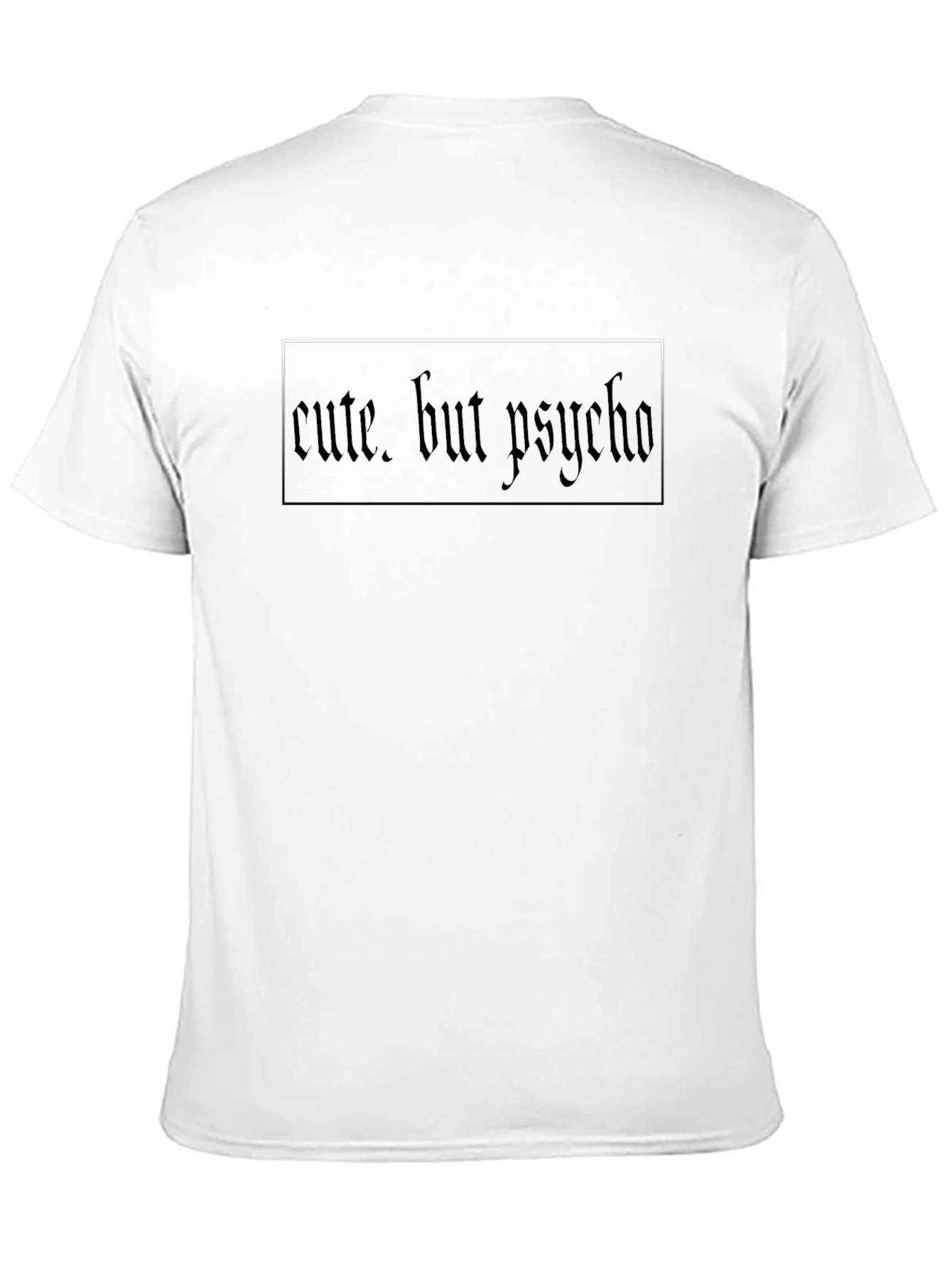 Cute But Psycho Black Graphic Tee