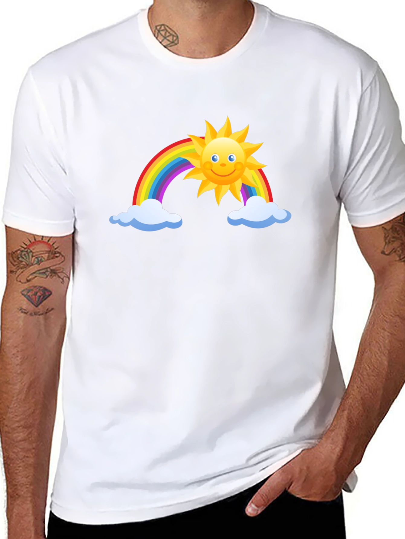 Rainbow Sun Graphic Tee