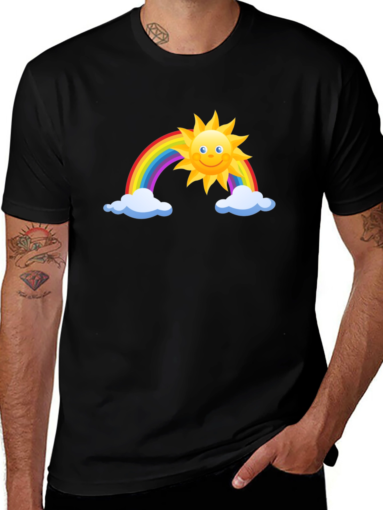 Rainbow Sun Graphic Tee