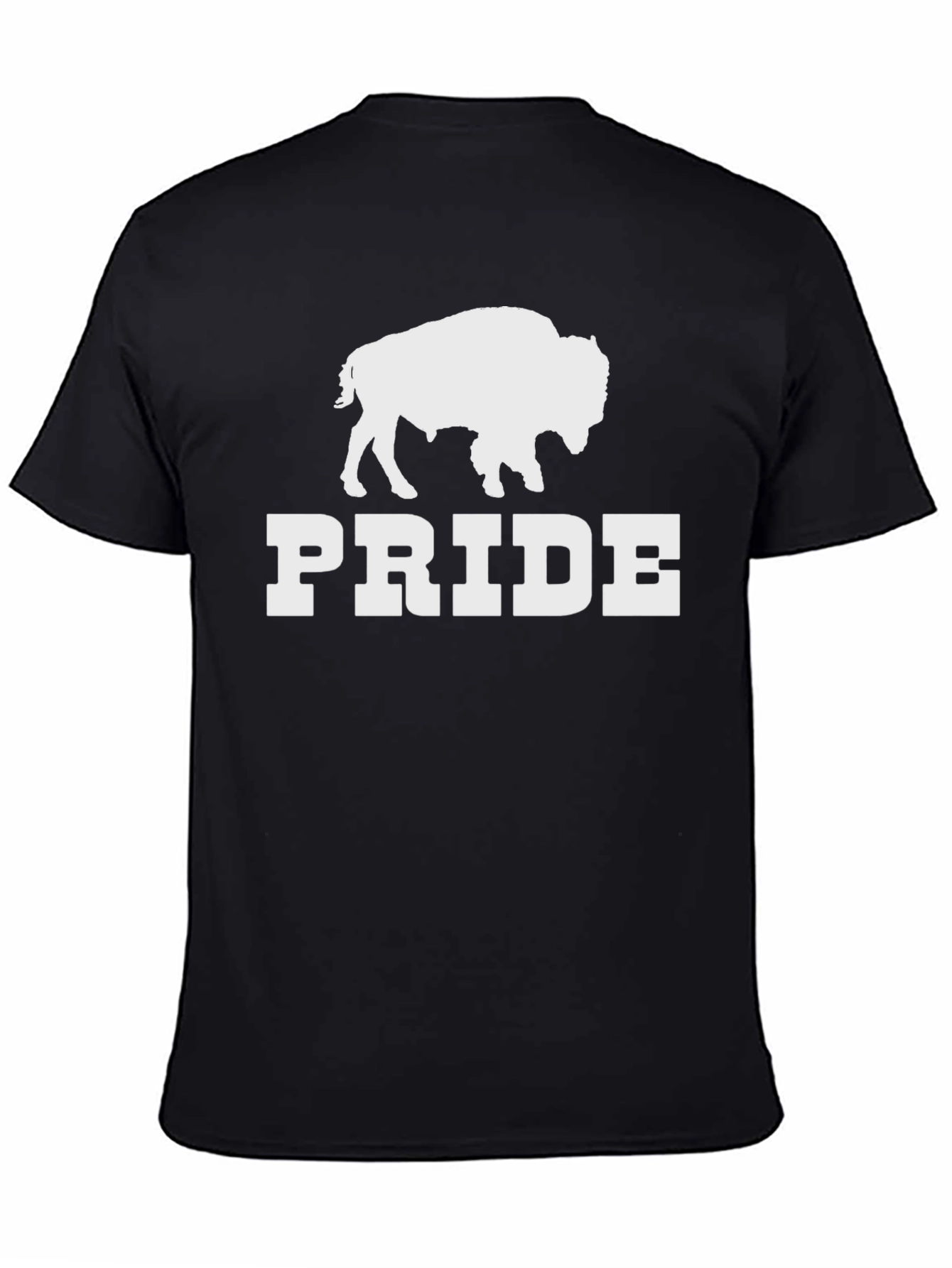 Buffalo Pride T-Shirt - Black Crew Neck Tee
