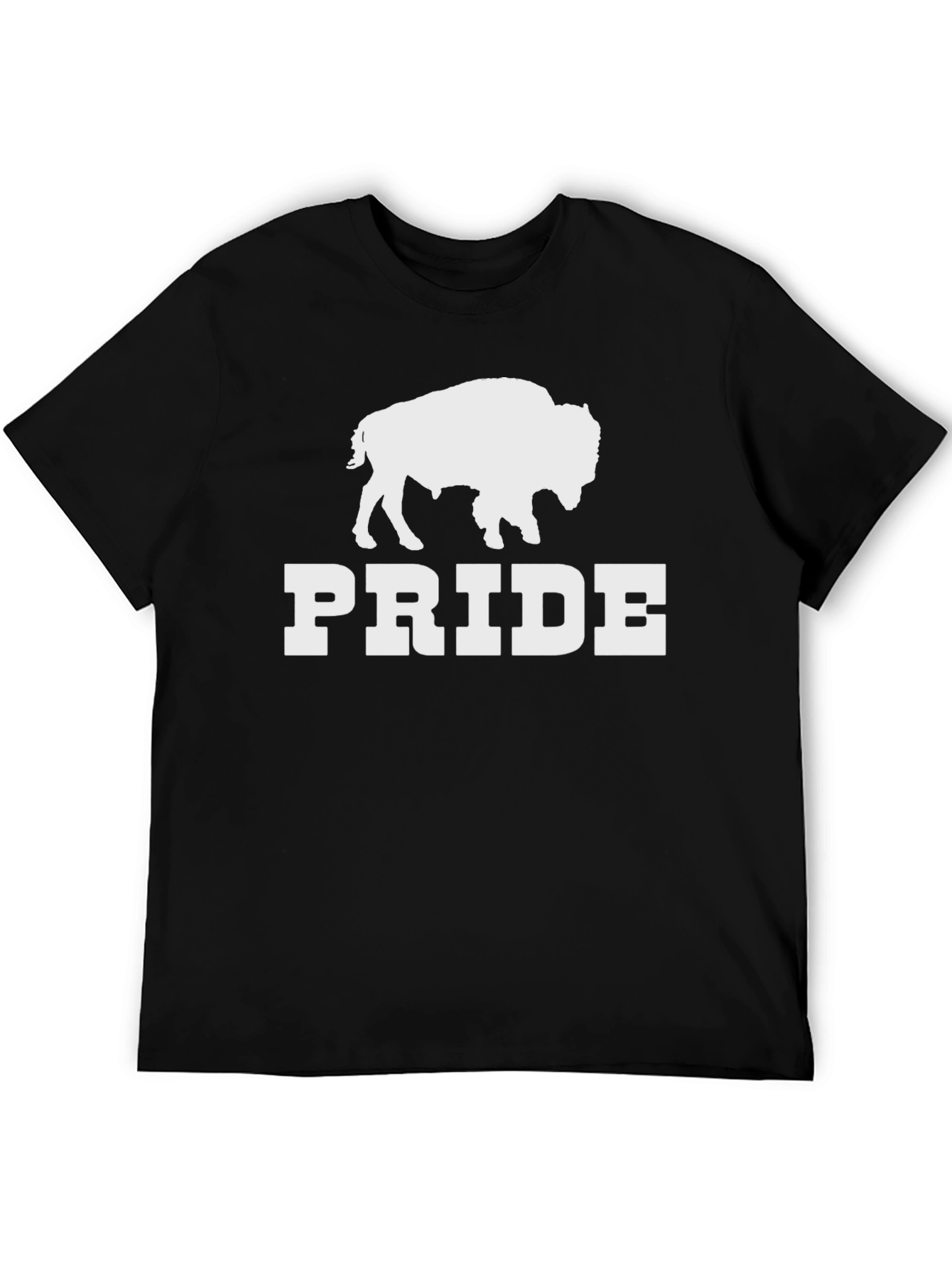 Buffalo Pride T-Shirt - Black Crew Neck Tee