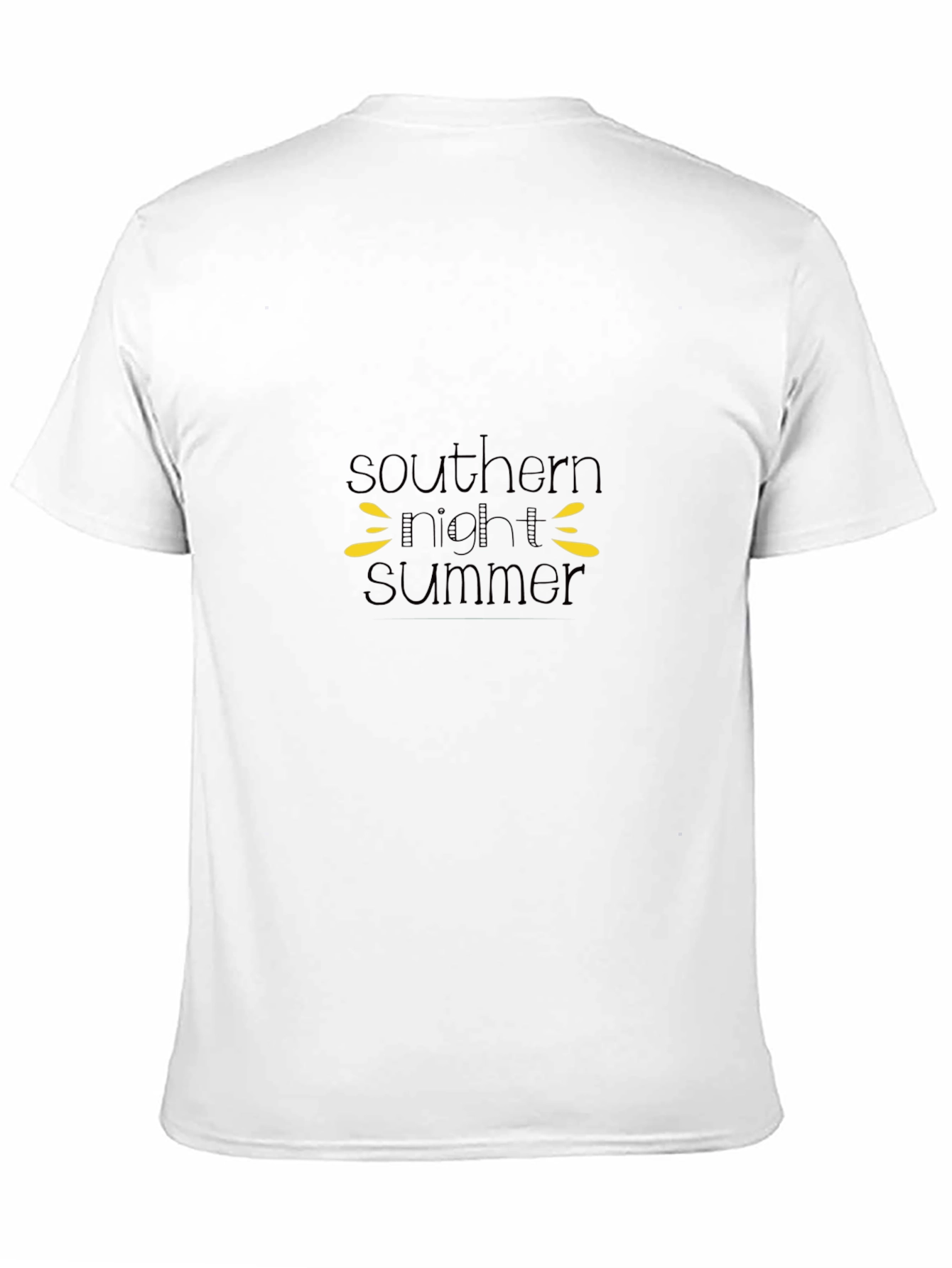 Southern Night Summer Black Graphic Tee