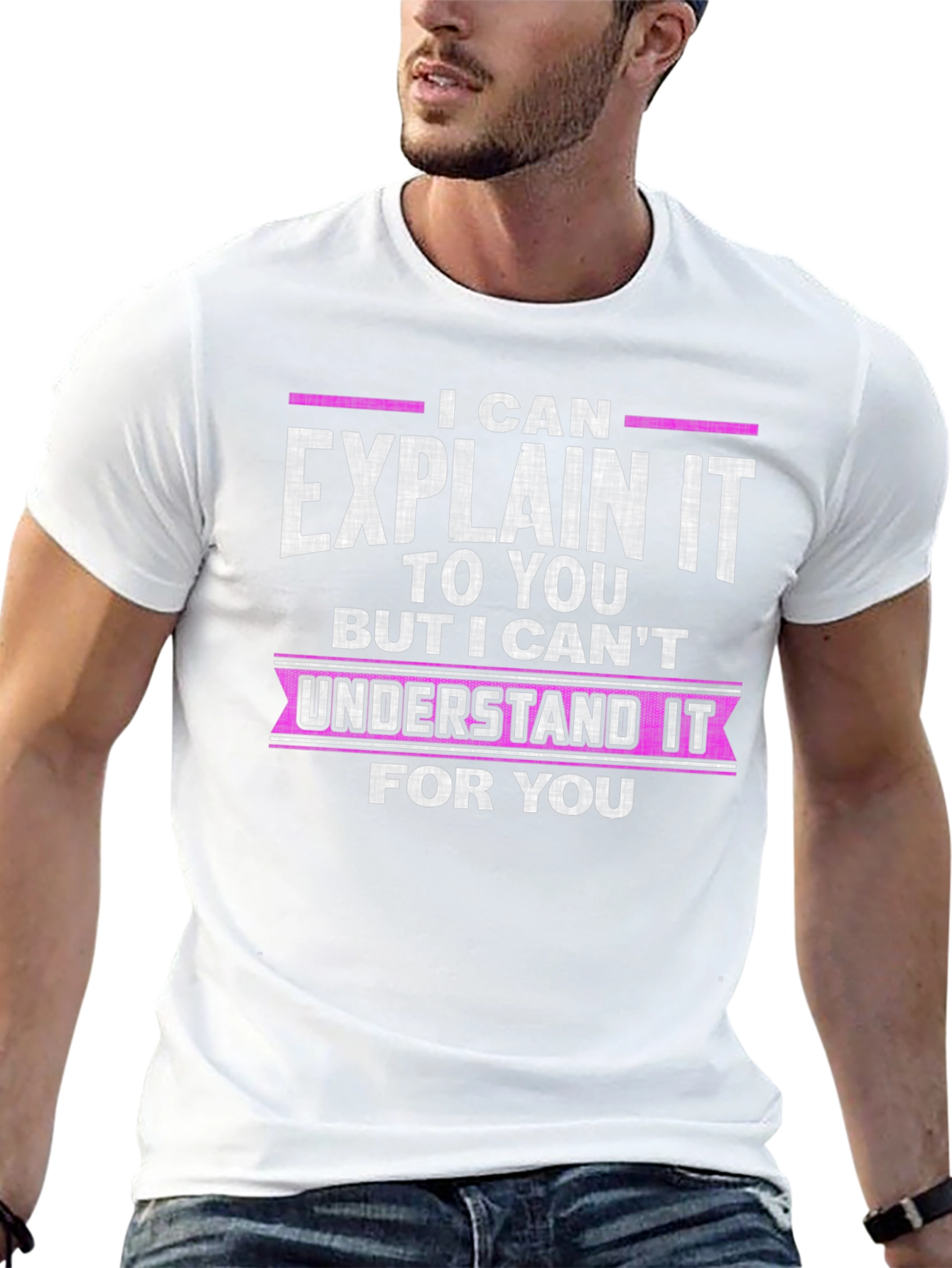 I Can Explain It Black Cotton T-Shirt