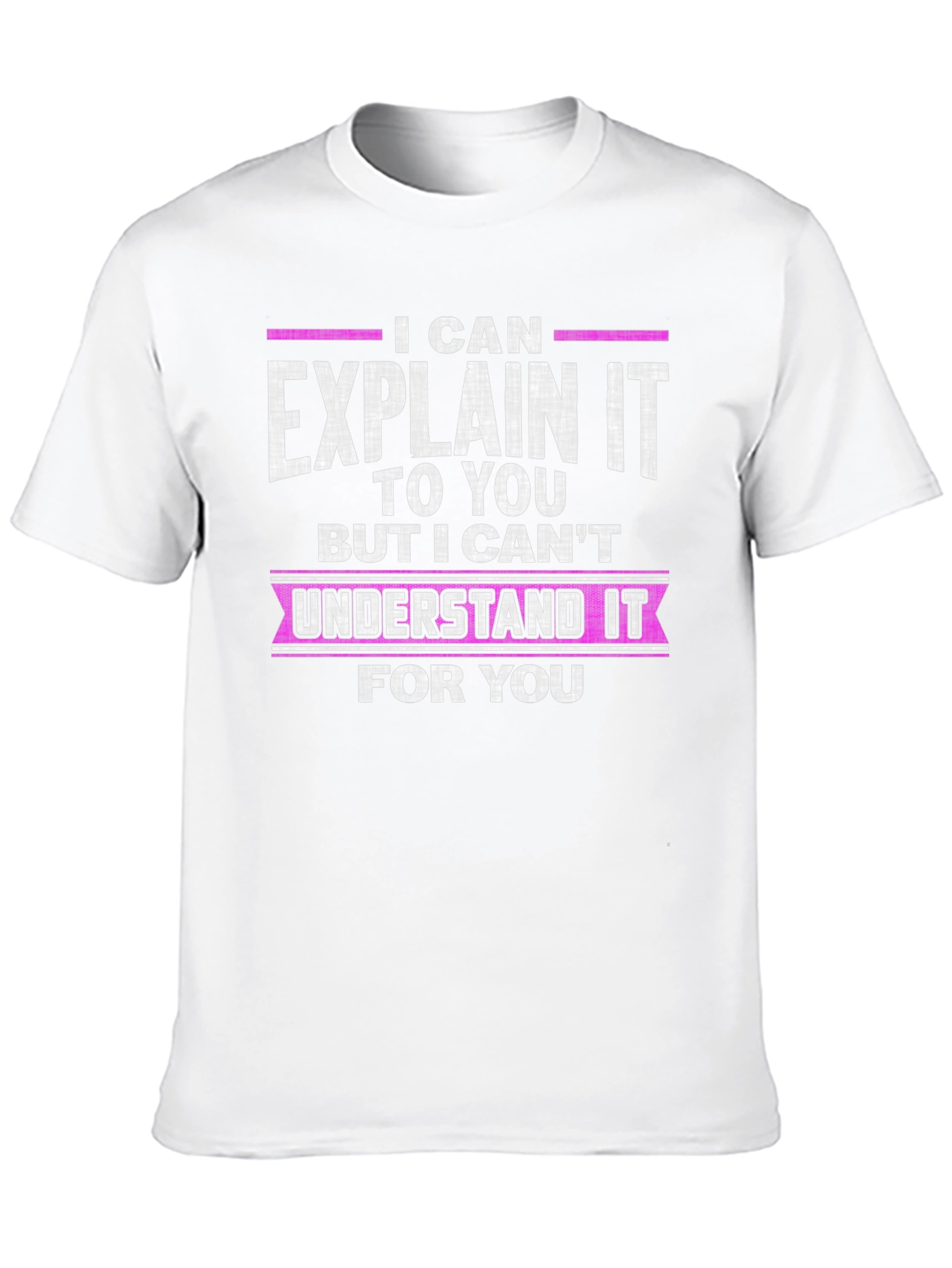 I Can Explain It Black Cotton T-Shirt