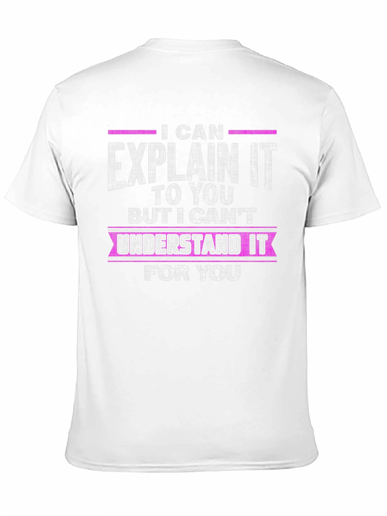 I Can Explain It Black Cotton T-Shirt