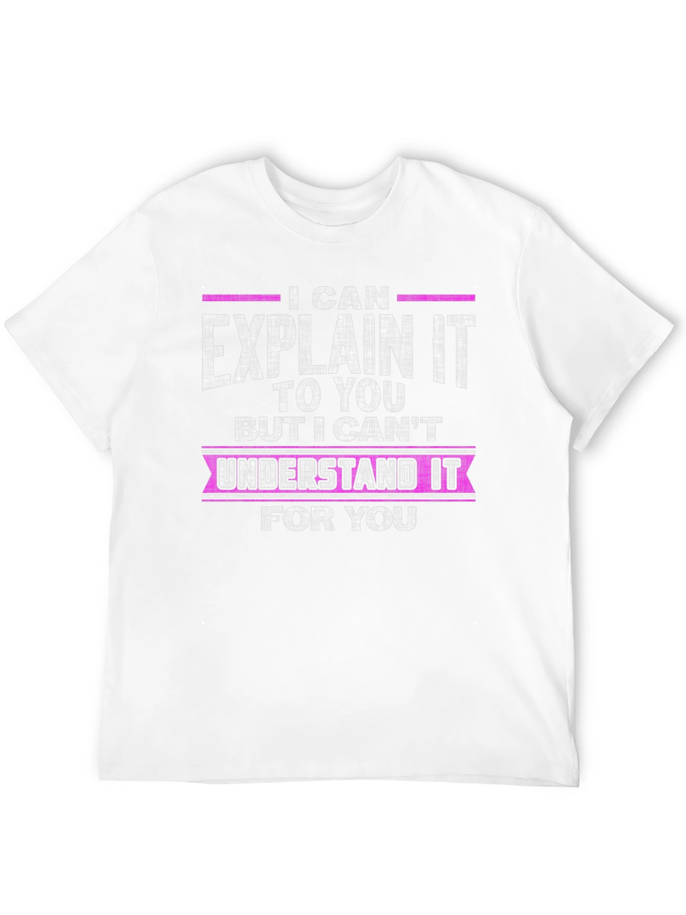 I Can Explain It Black Cotton T-Shirt