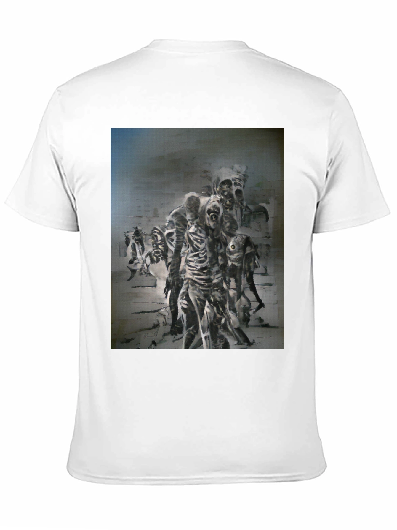 Zombie Horror Graphic Print T-Shirt