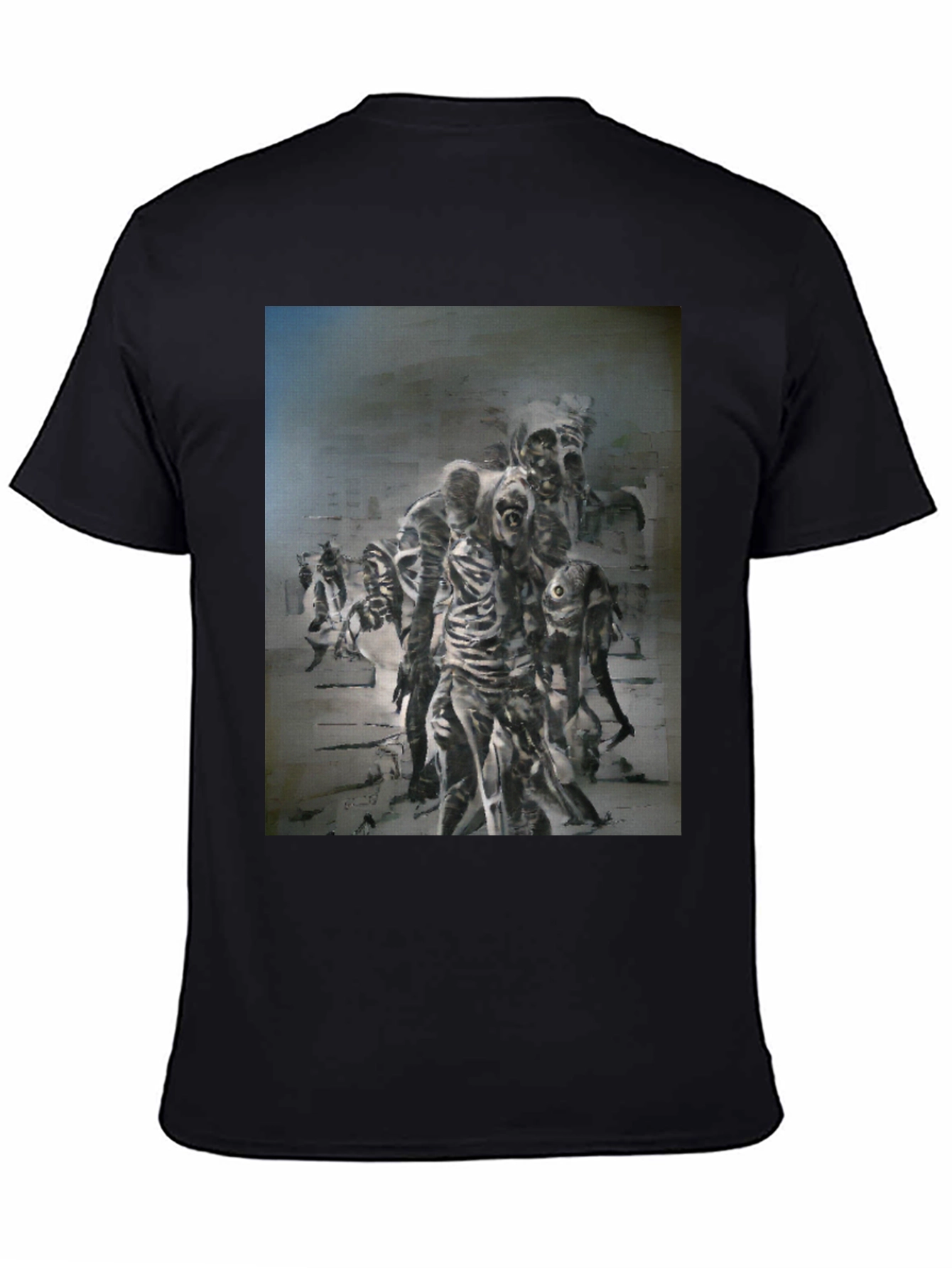 Zombie Horror Graphic Print T-Shirt