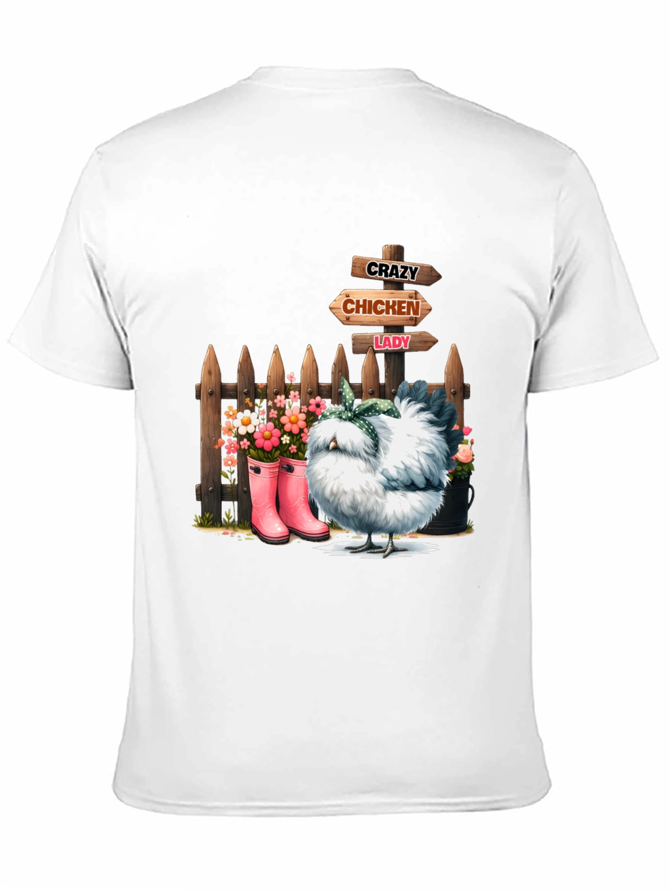 Crazy Chicken Lady Graphic Tee