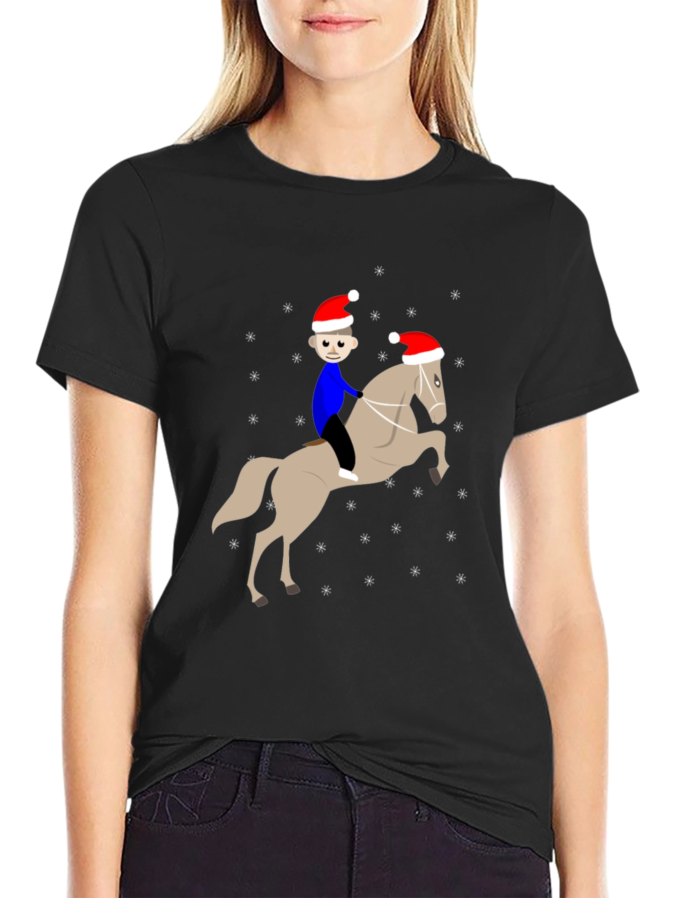 Festive Horse Rider T-Shirt