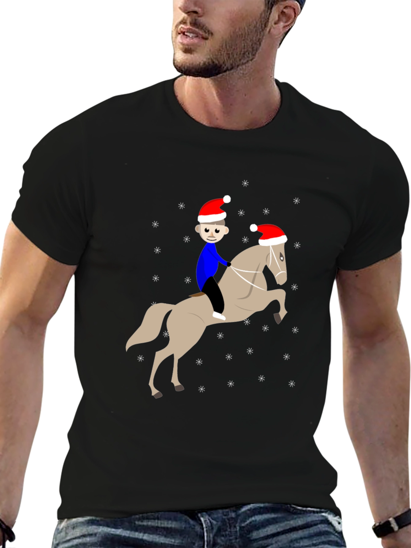 Festive Horse Rider T-Shirt