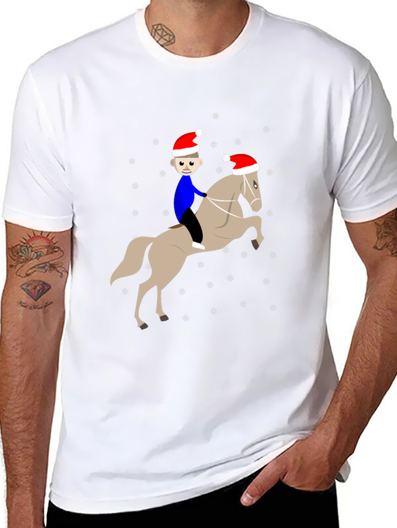 Festive Horse Rider T-Shirt