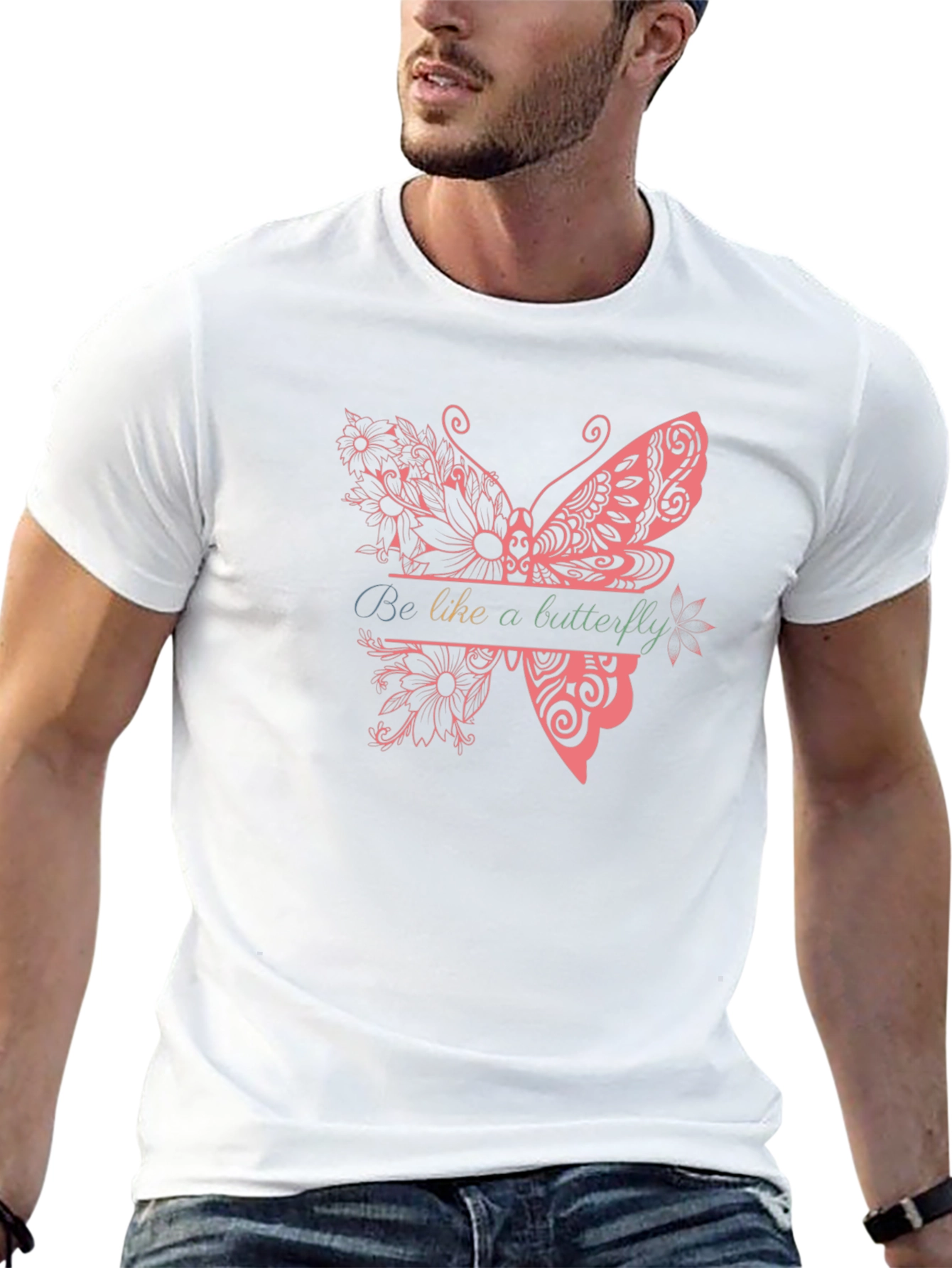 Be Like A Butterfly Graphic Tee