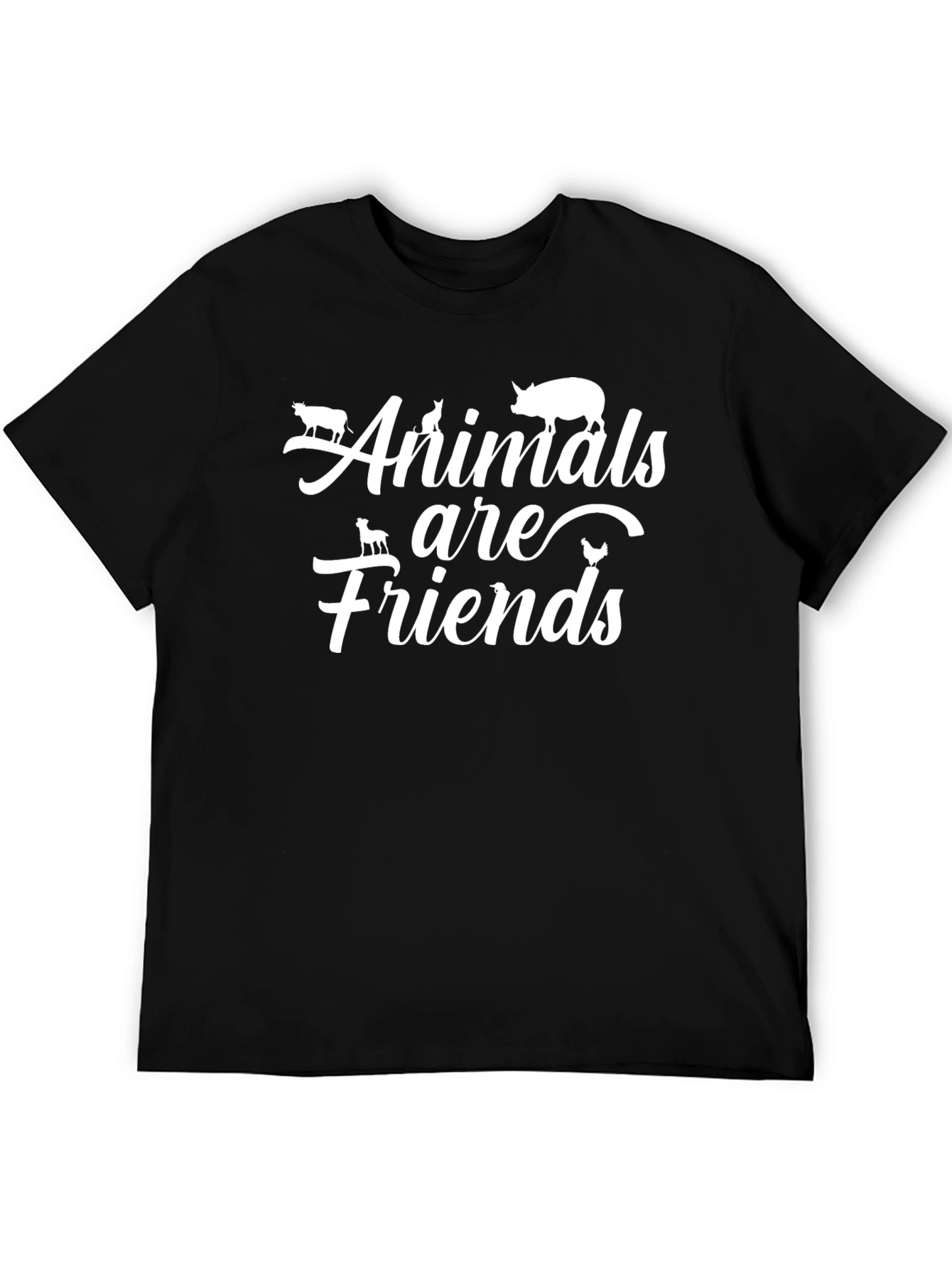 Animals are Friends T-Shirt - Vegan Love