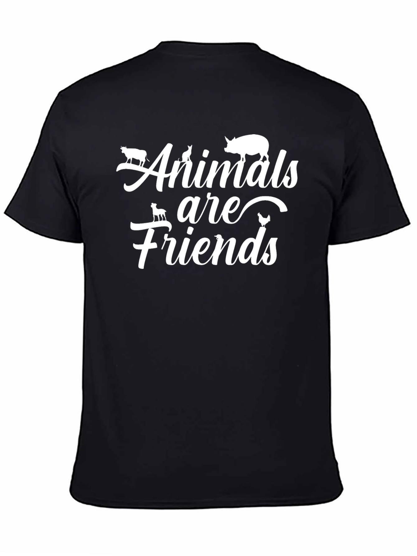 Animals are Friends T-Shirt - Vegan Love