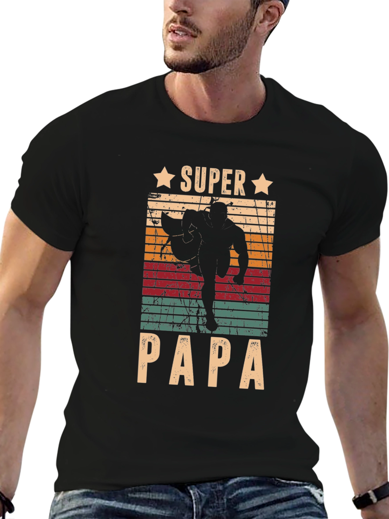 Super Papa Graphic Tee - Fathers Day Gift