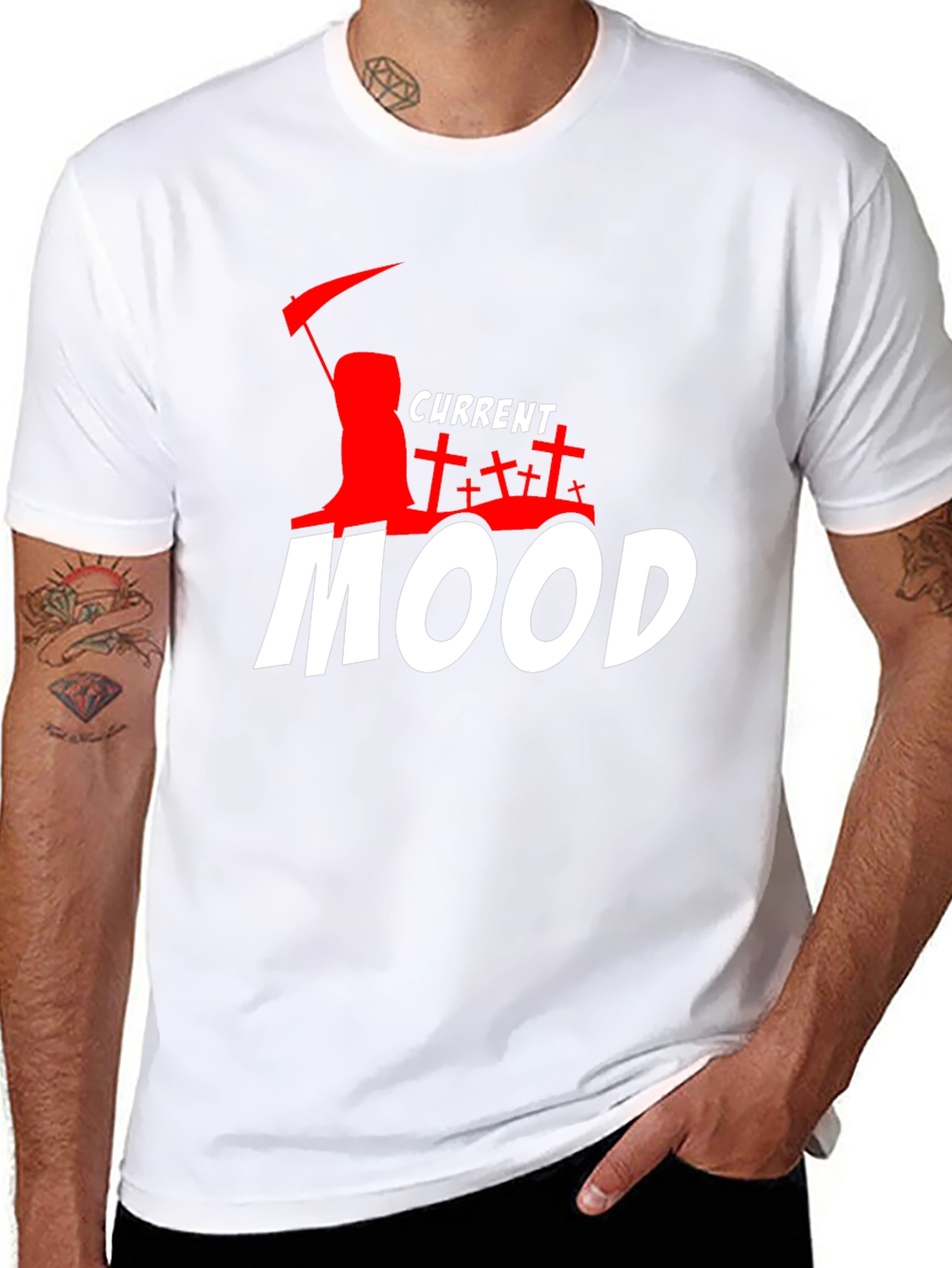 Current Mood Grim Reaper T-Shirt